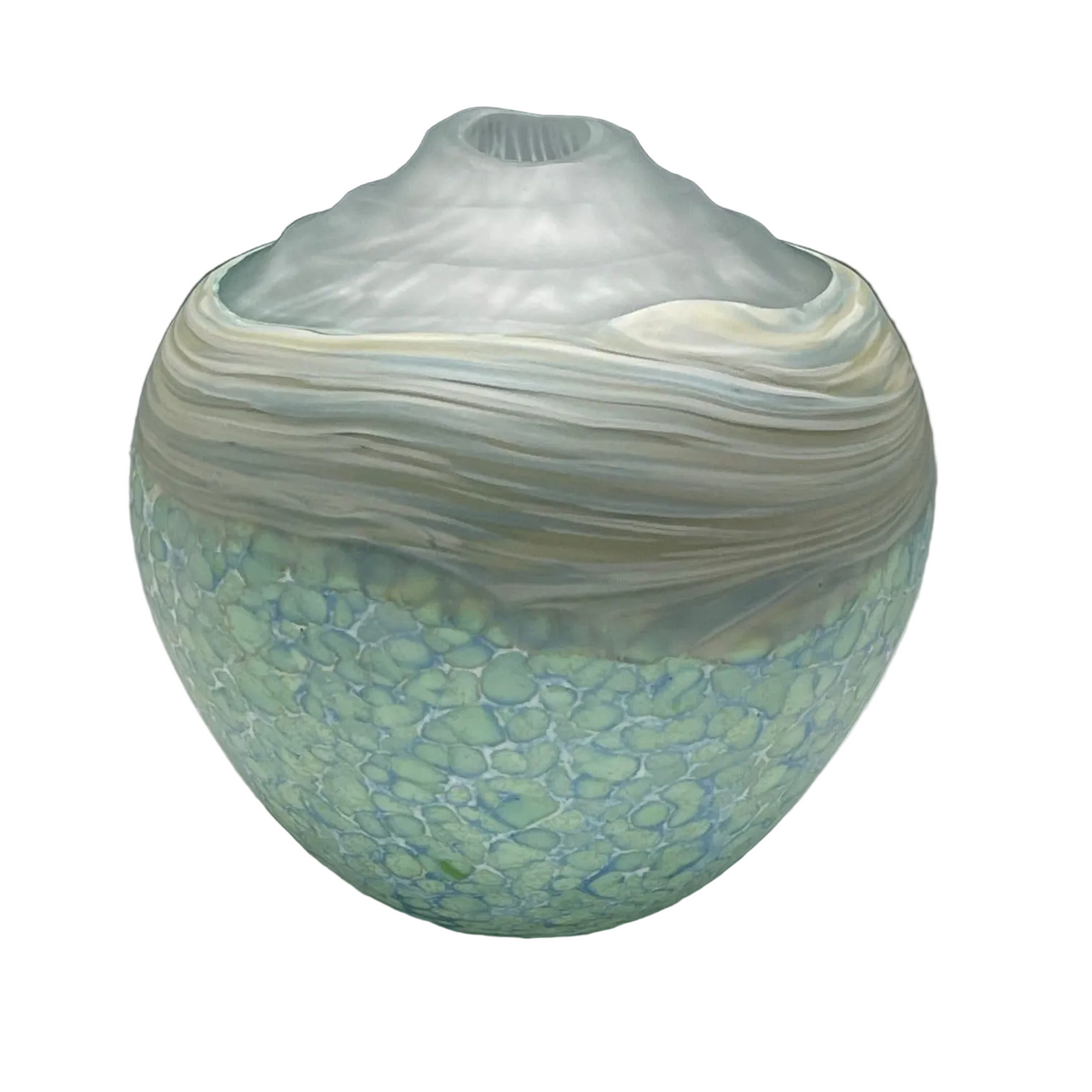 Pinnacle Vase (Blown Glass) in Celadon