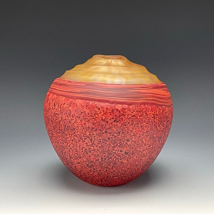 Pinnacle Vase (Blown Glass) in Red
