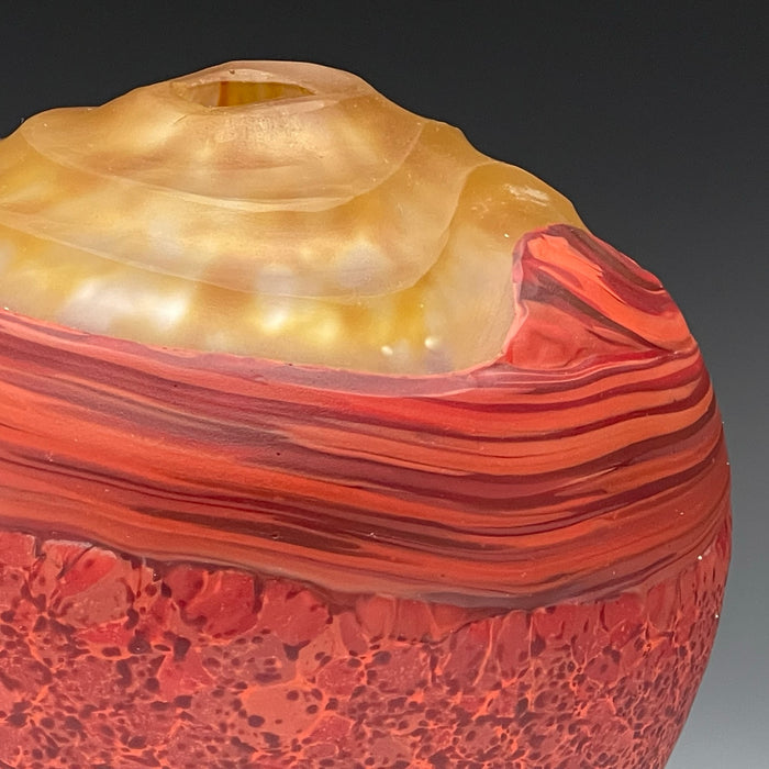 Pinnacle Vase (Blown Glass) in Red