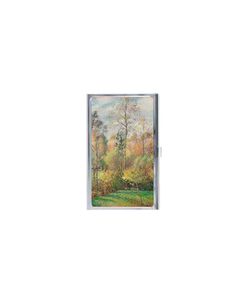 Autumn, Poplars Pissarro Card Case