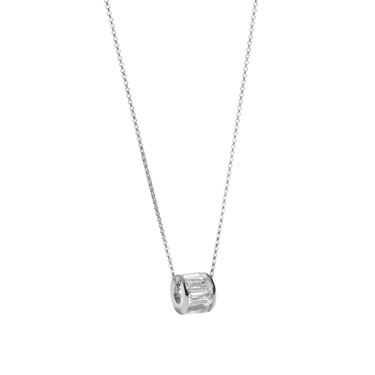 Promise Me Always White Topaz Necklace