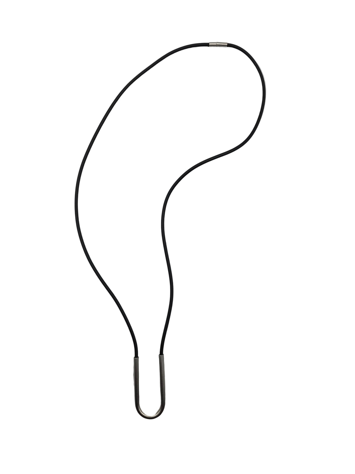 Juno Necklace Black Silver