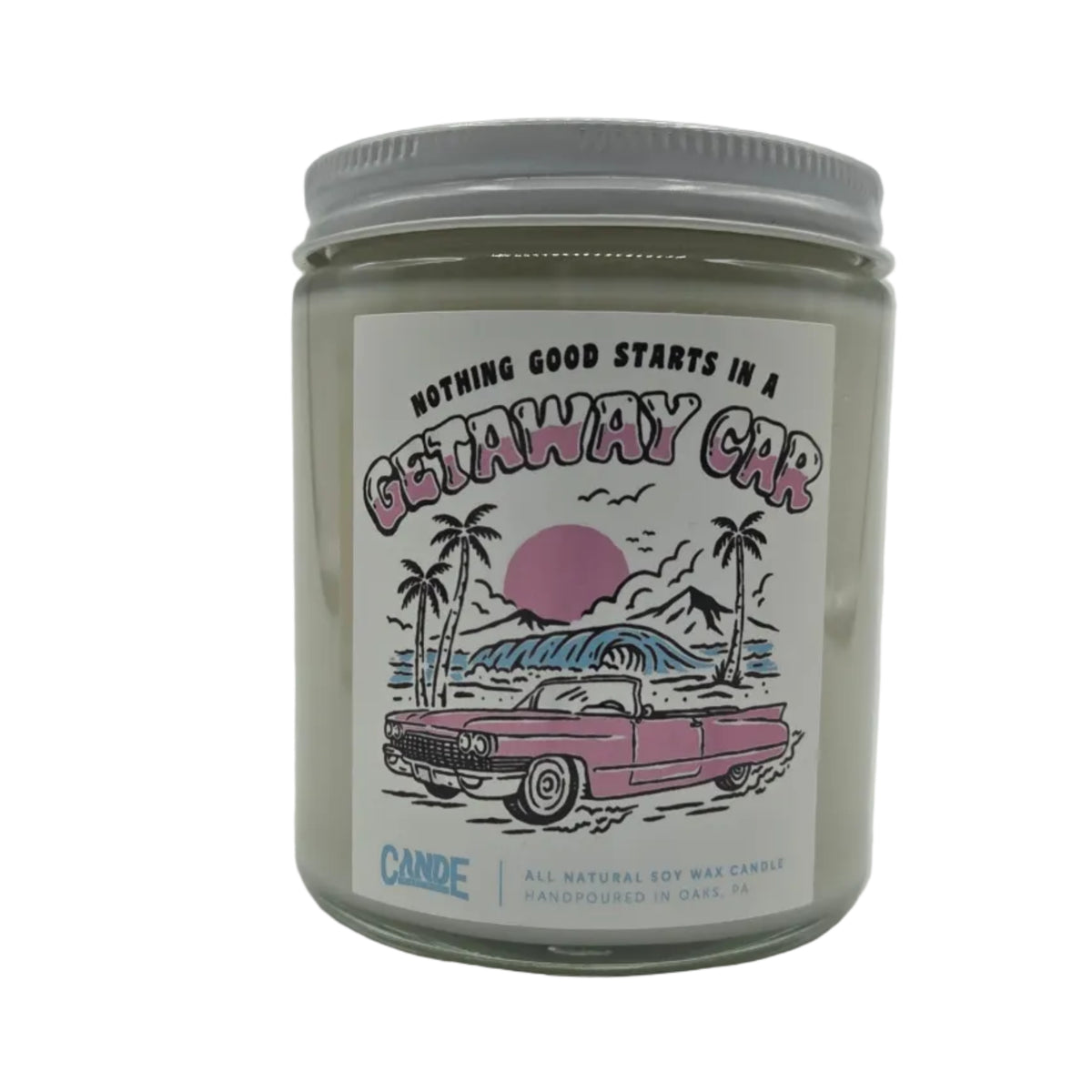 Nothing Good Starts in a Getaway Car Candle - Swiftie Candle
