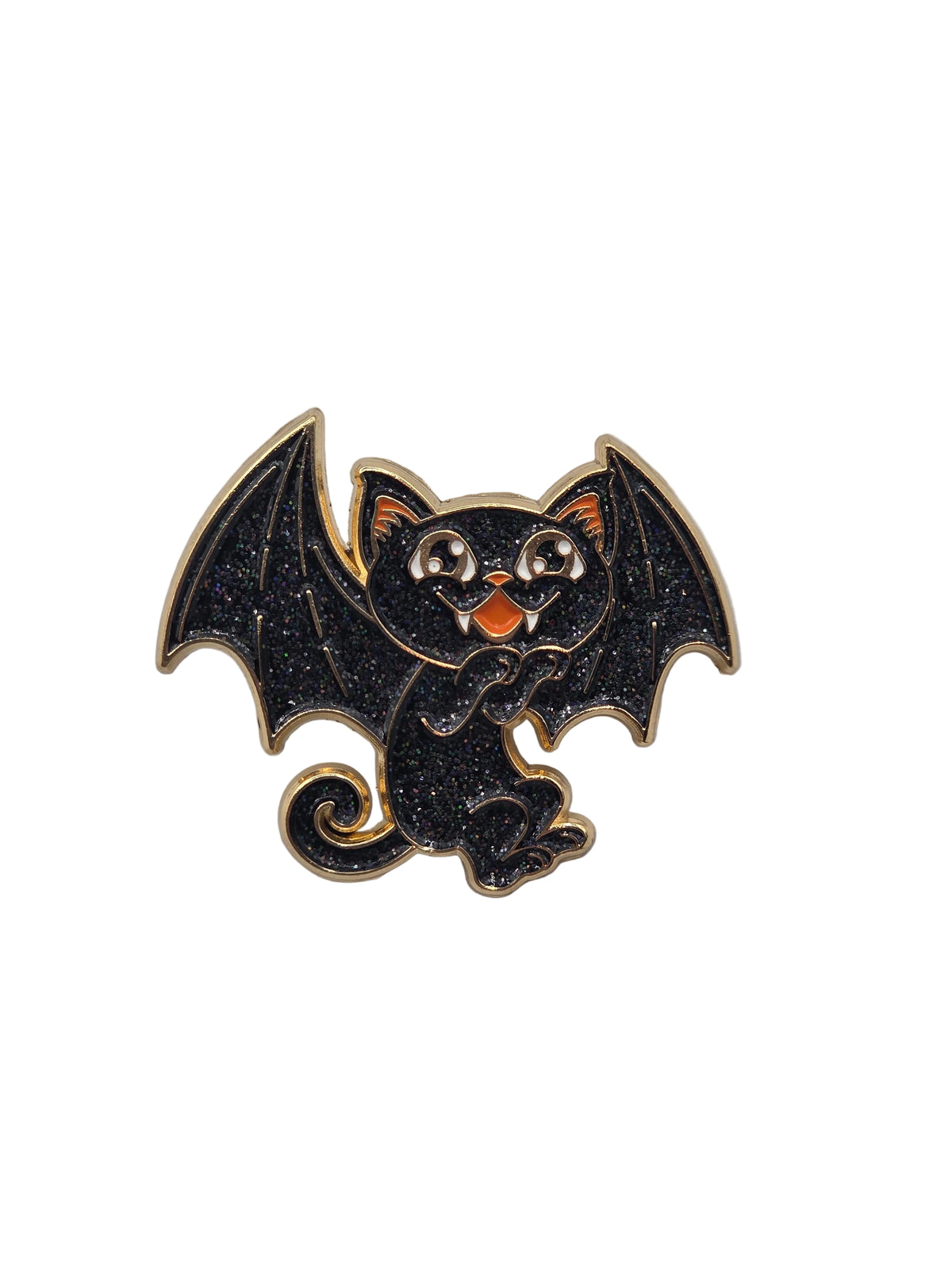 Cat Bat Takes Flight! Enamel Pin