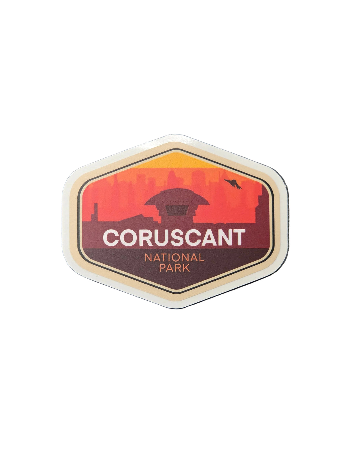 Star Wars National Park, Coruscant, Vinyl Sticker