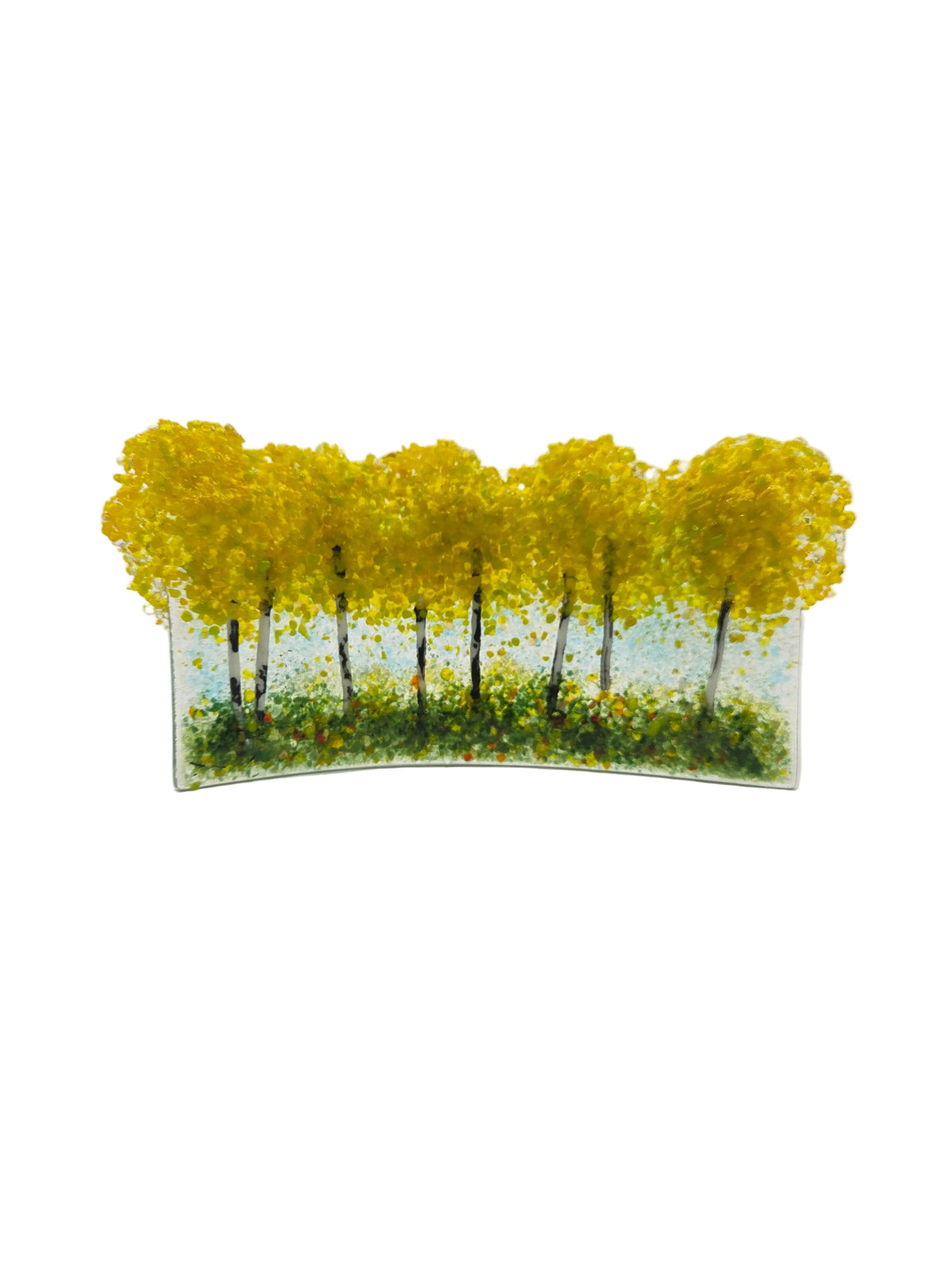 Yellow Aspen SS Free Standing Curve