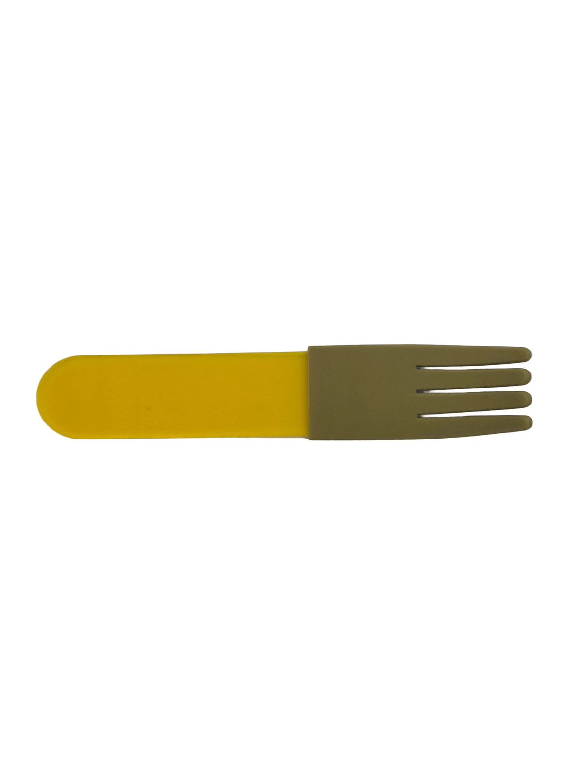 Golden Acrylic Fork, Golden Silicone Sleeve