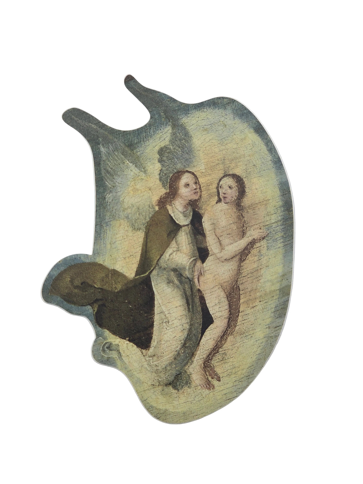 Follower of Hieronymous Bosch, (Angel Detail) Vision of Tundale Sticker