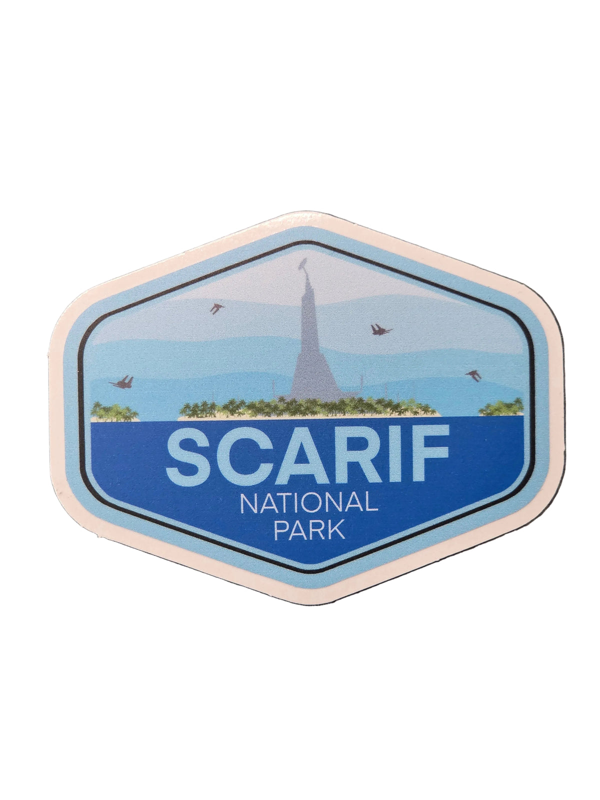 Star Wars National Park, Scarif, Vinyl Sticker