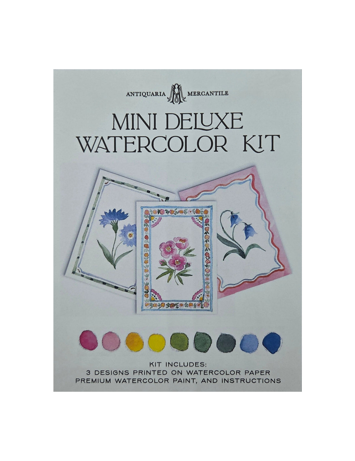 Mini Watercolor Painting Kit: Flowers