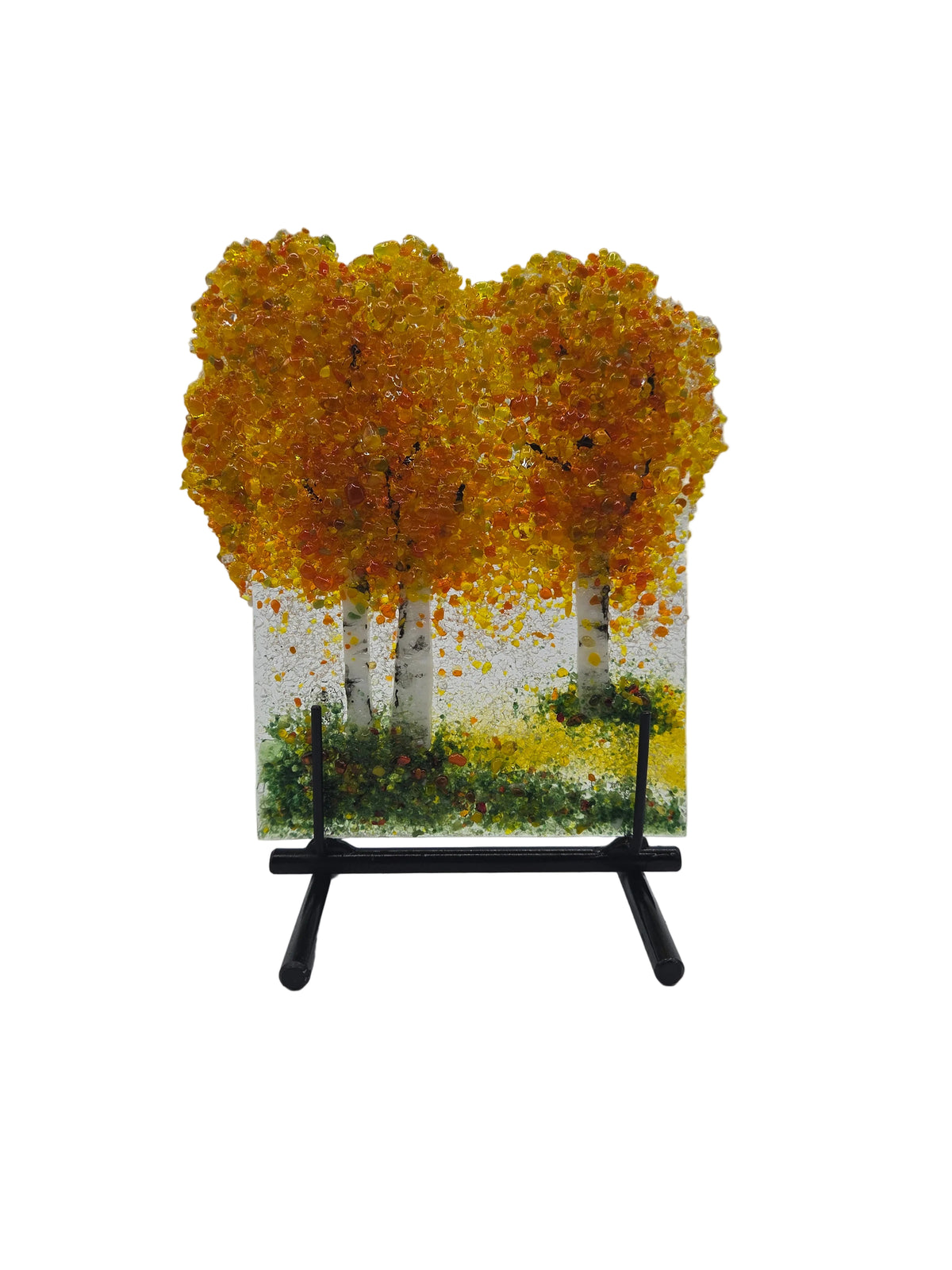 Orange Aspen Panel & Stand