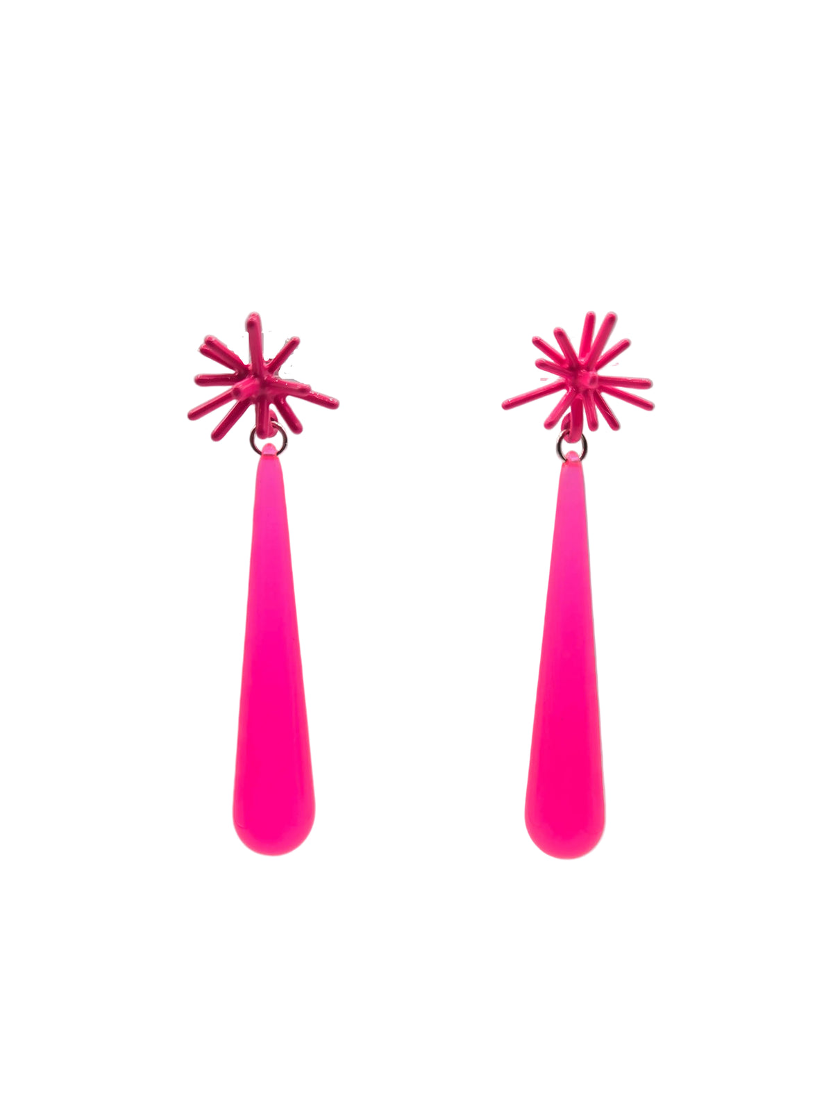 Sputnik Extra Long Drop Earrings