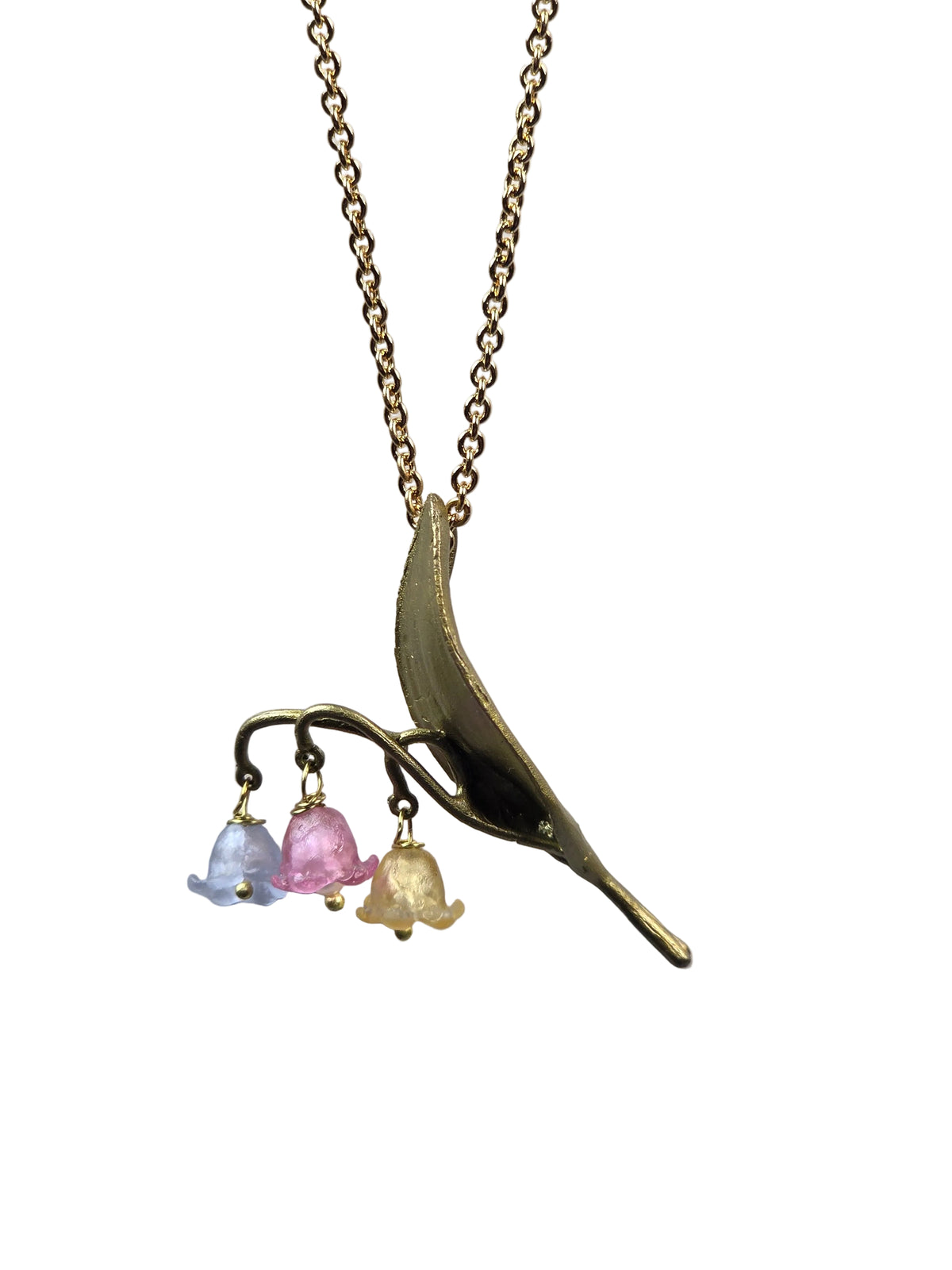 Lily of the Valley Pendant - Multi - 16" Adj.