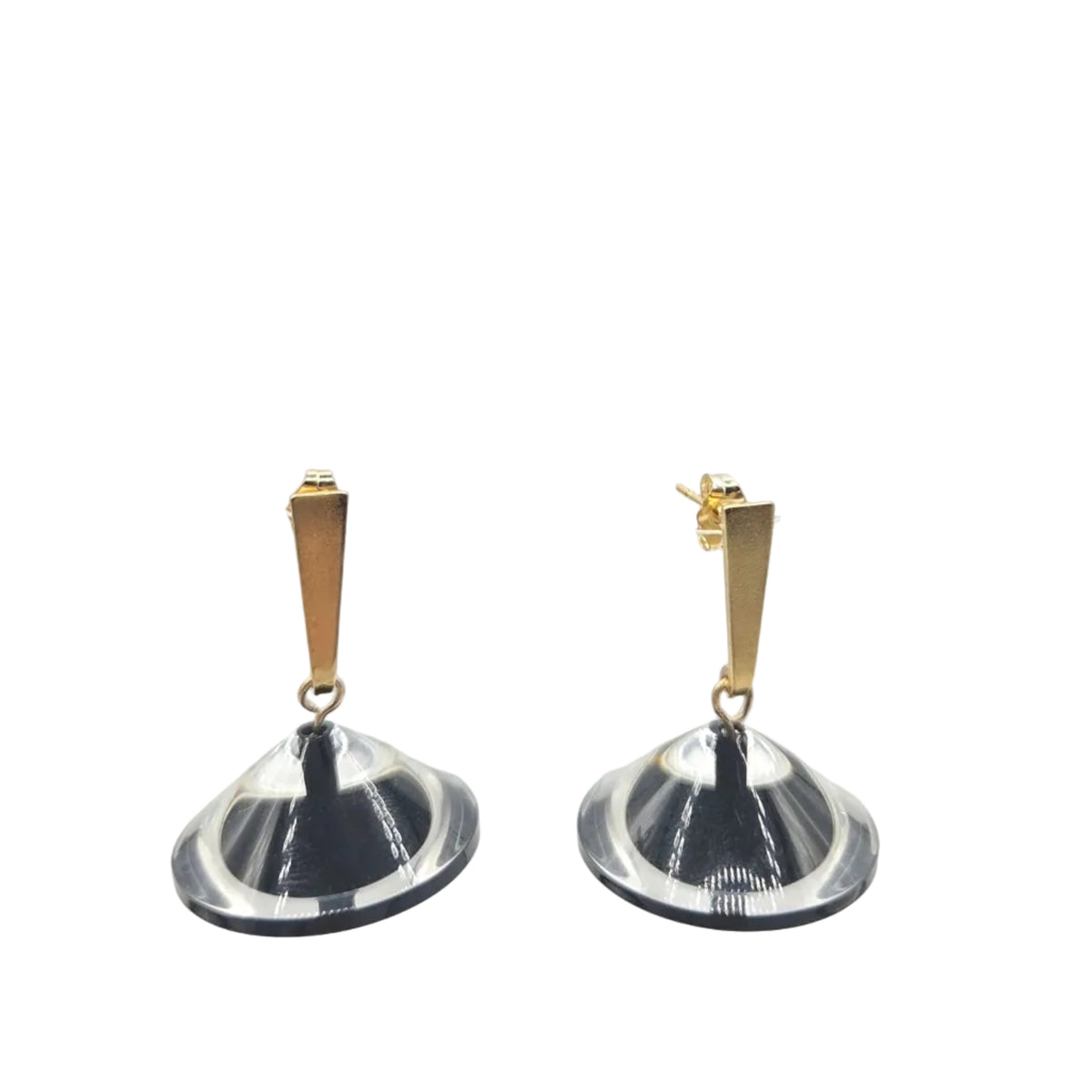 Black UFO (Bauhaus 37 alt) Earrings