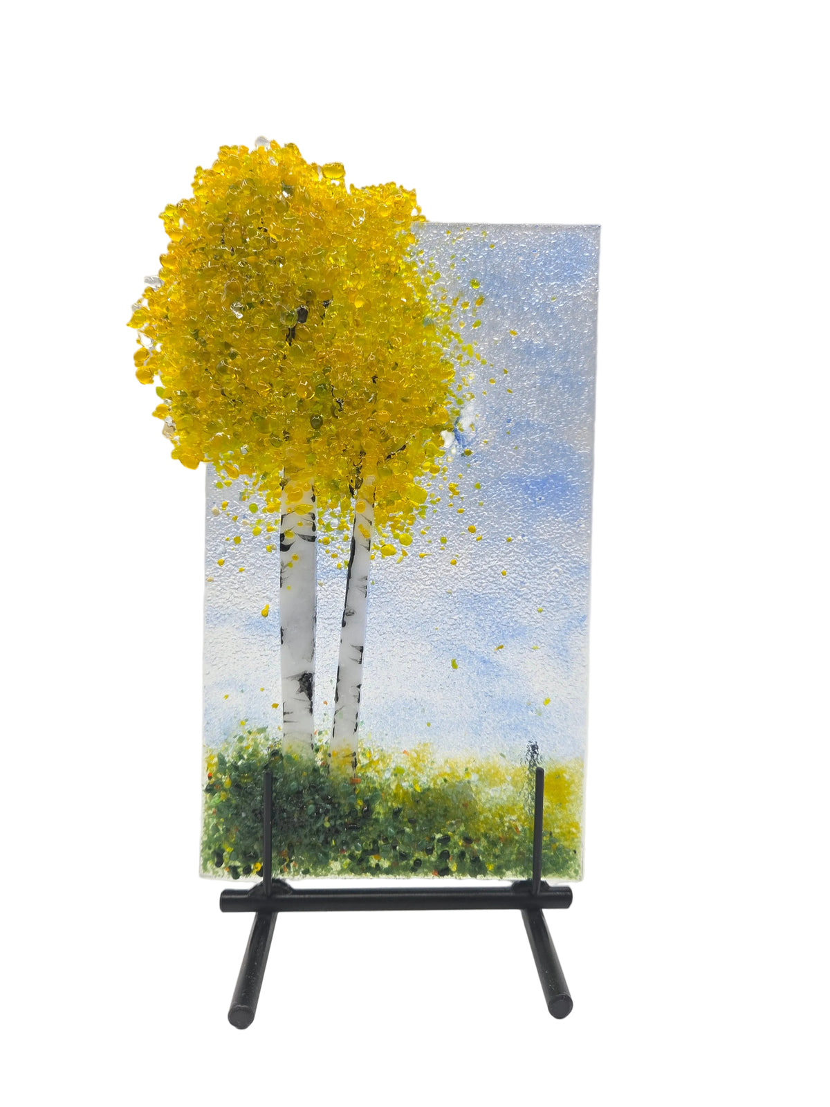 Yellow Aspen Panel & Stand