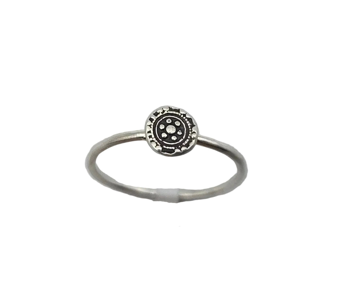 Roma Silver Stacking Ring