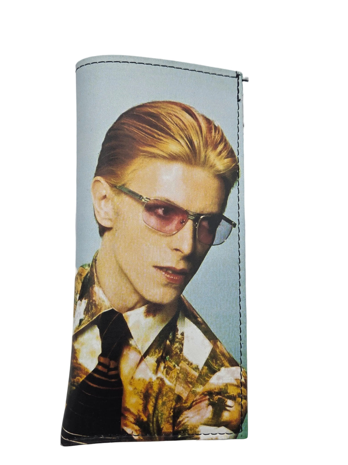 David Bowie - Printed Leather Eyeglasses Case