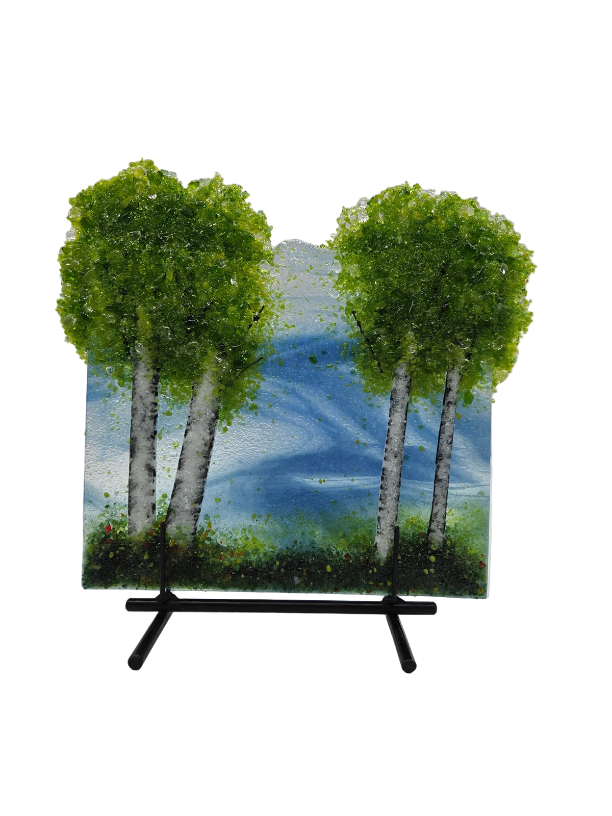 Green Aspen Panel & Stand