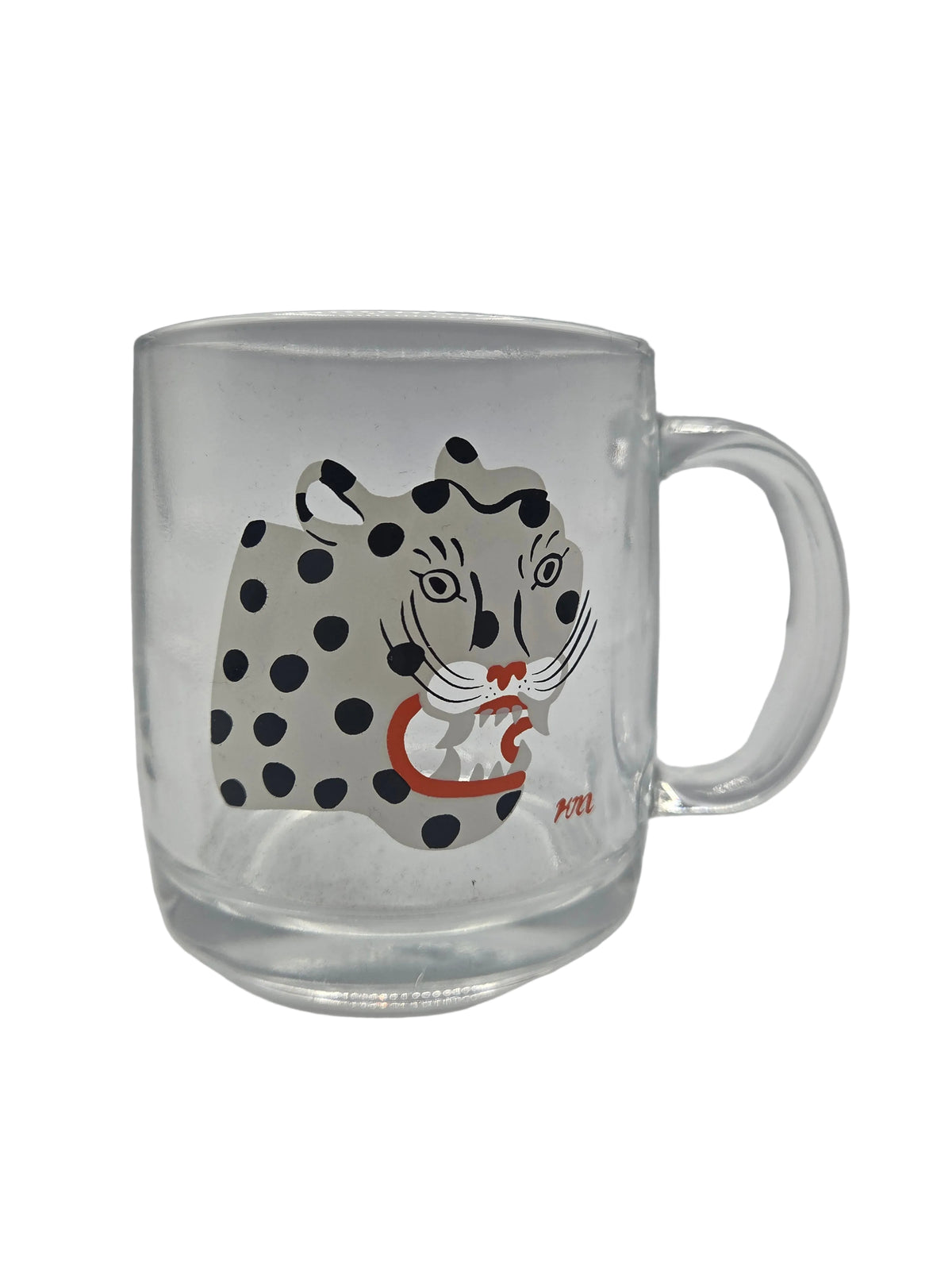 Cheetah Glass Mug