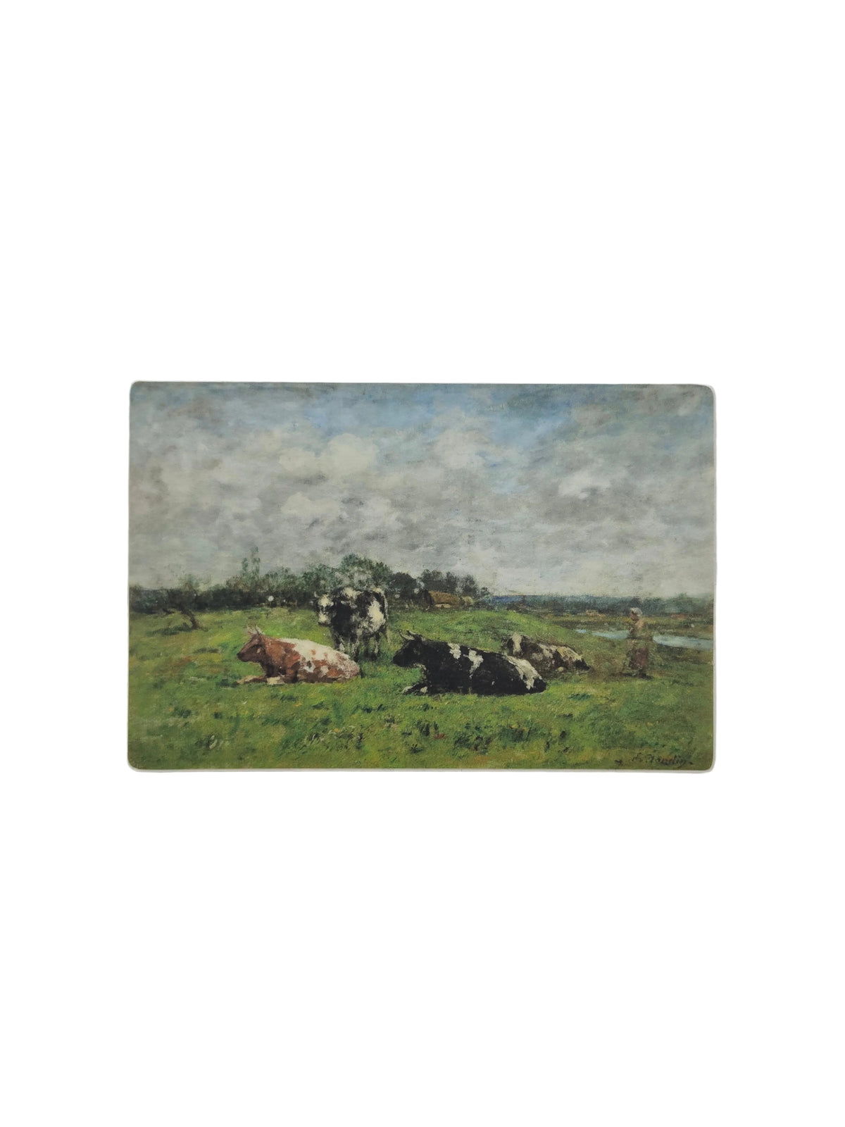 Eugene Louis Boudin, Pasture in Normandy Sticker