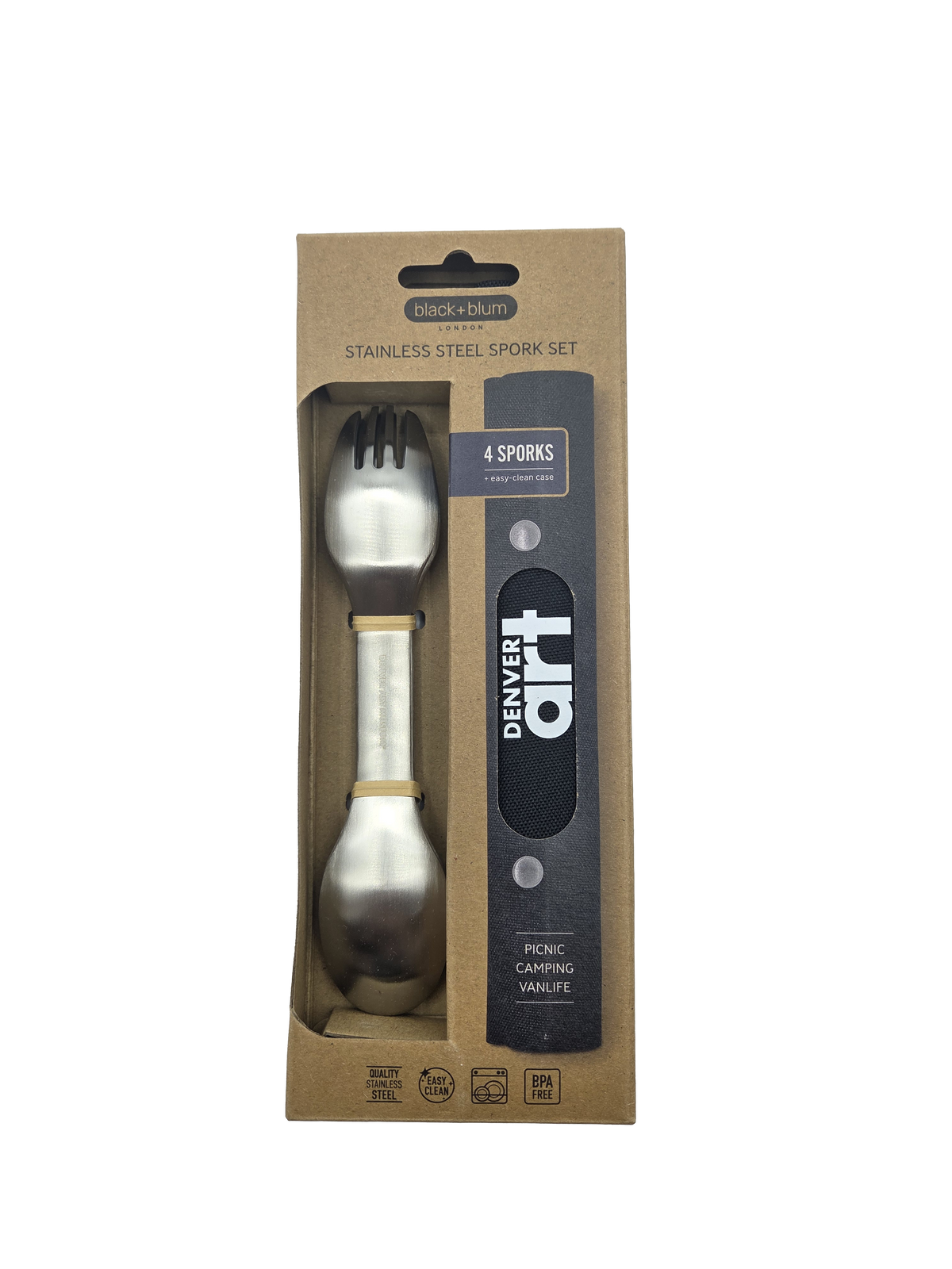 Denver Art Museum Spork Set and Case