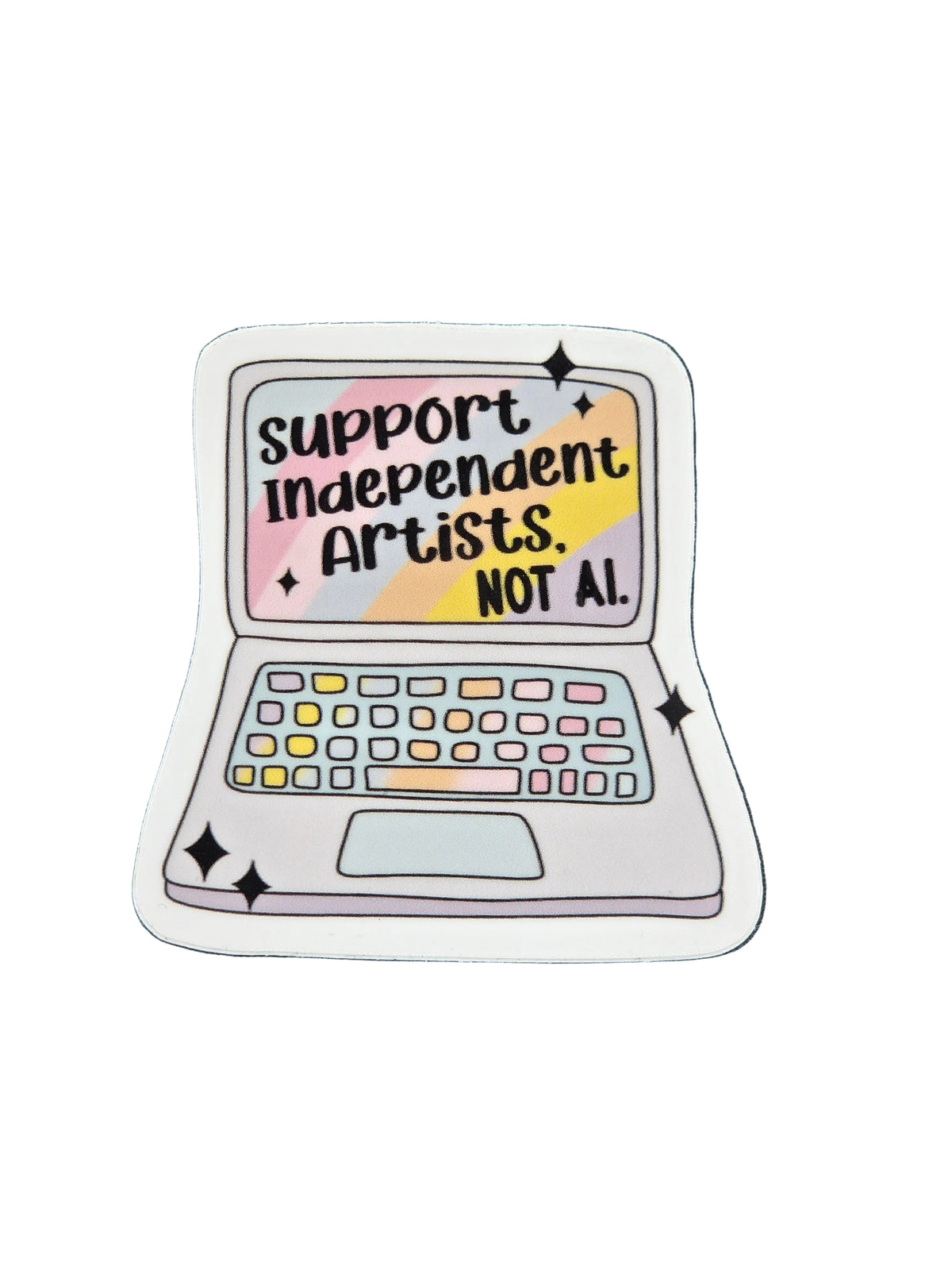 Support Independent Artists Sticker