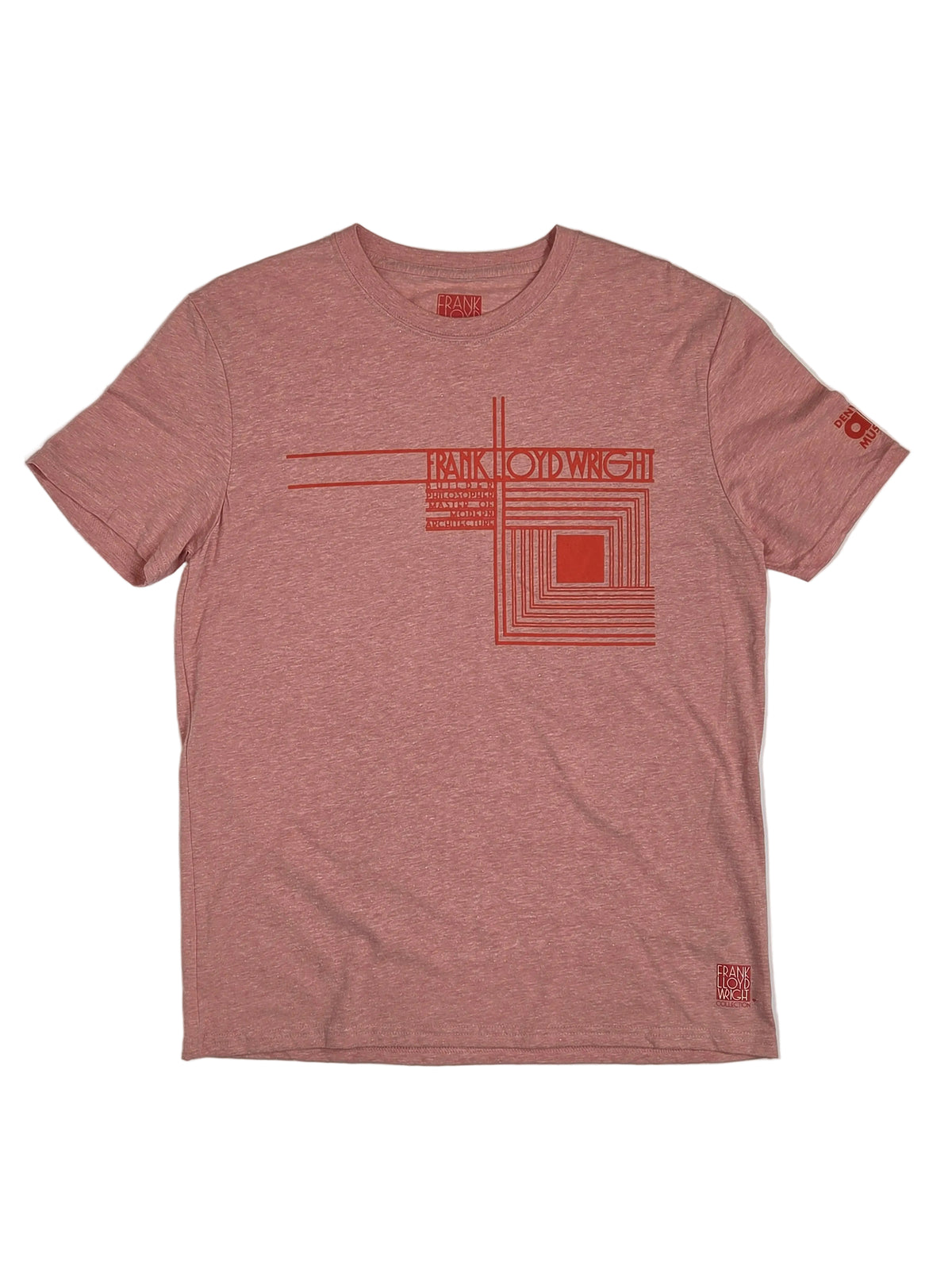 Frank Lloyd Wright Rose Unisex Tri-blend Tee