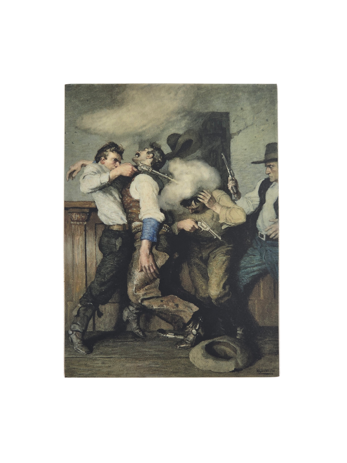 N. C. Wyeth, Gunfight Sticker