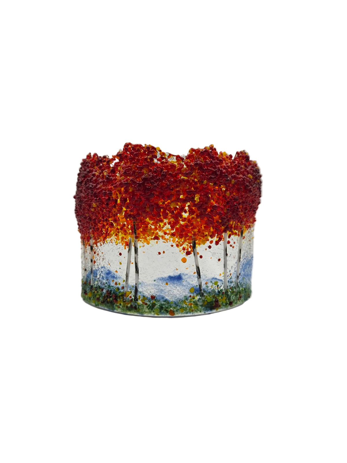 Red Aspen Mountain Free Standing Curve