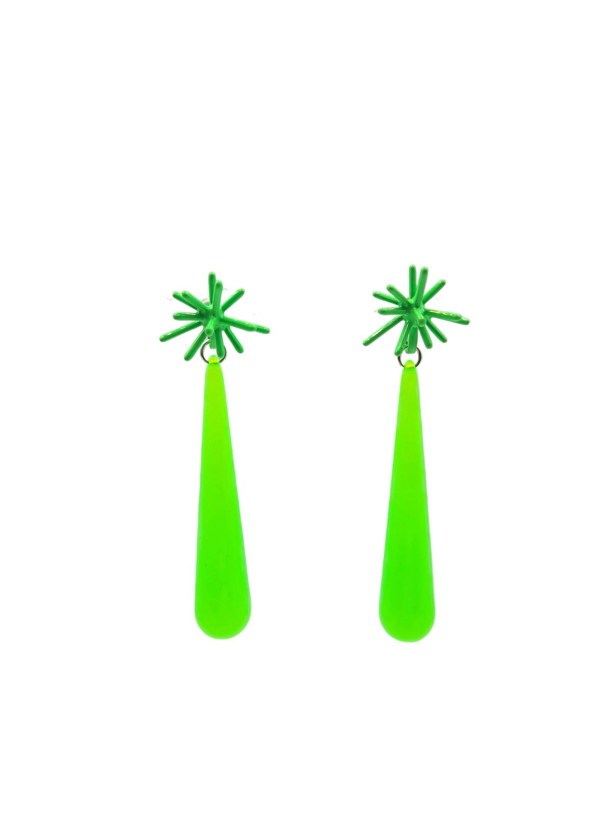Sputnik Extra Long Drop Earrings