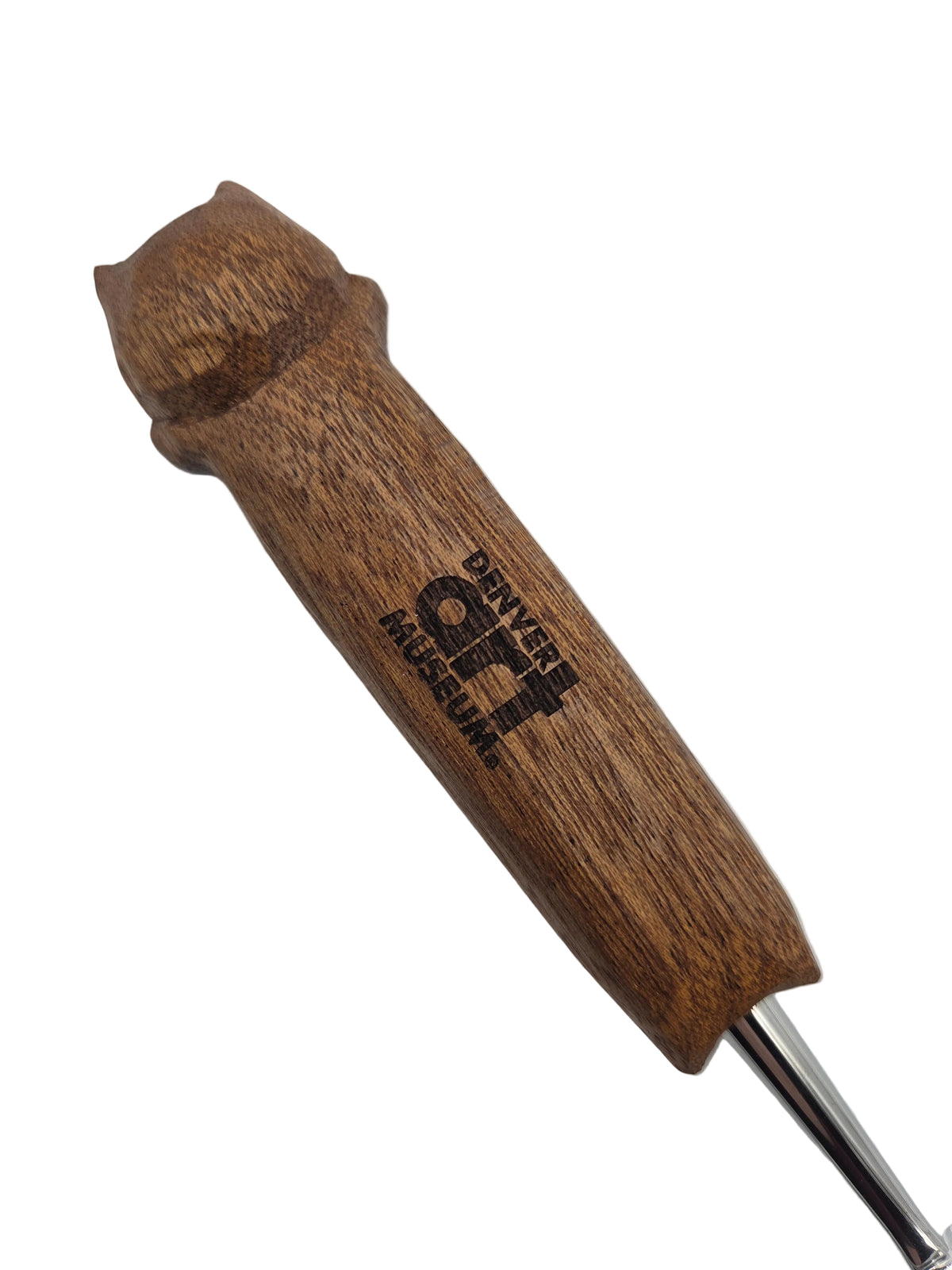 Hand-Carved Kitten Spoon & Fork