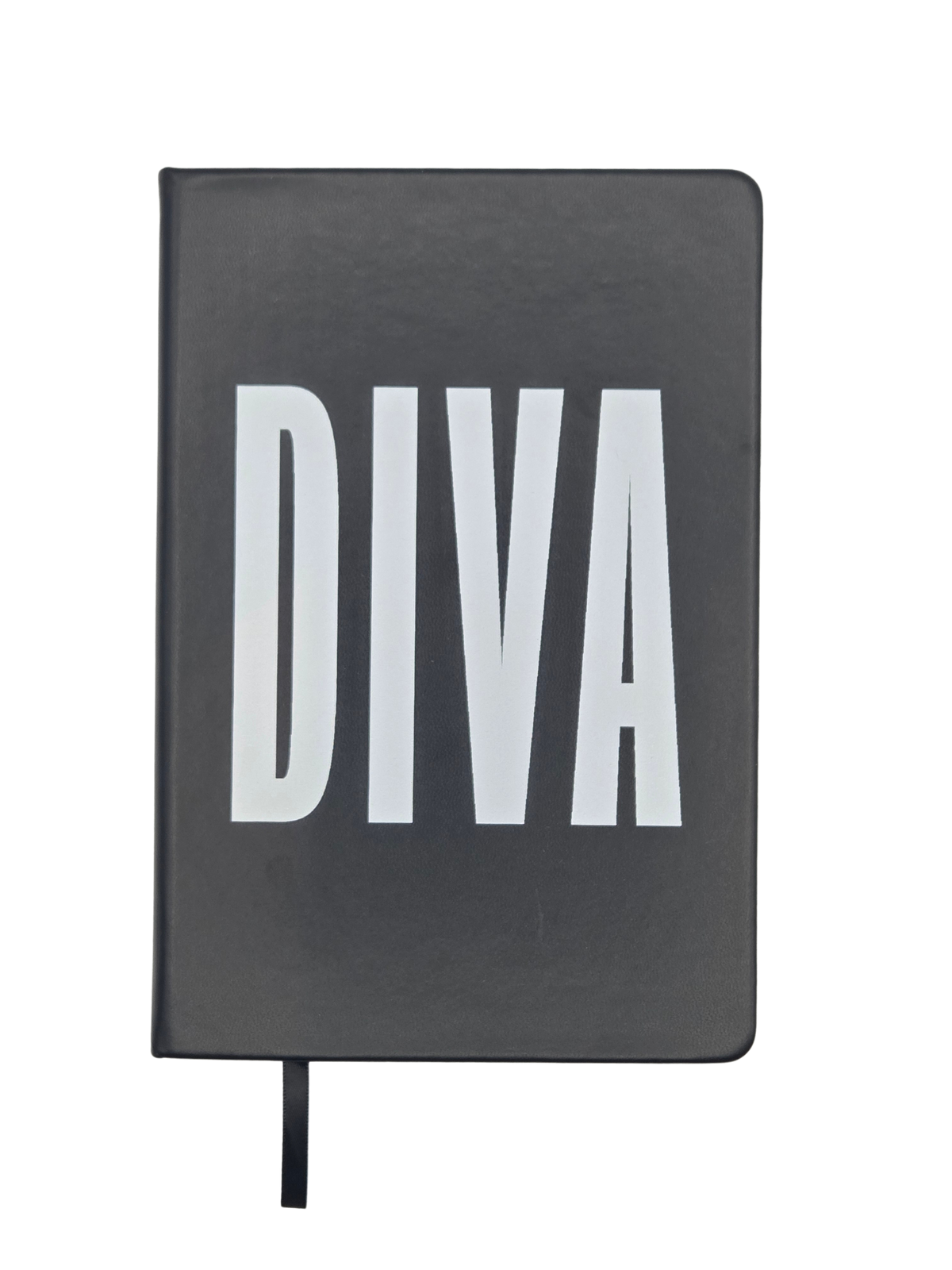 Black Lined Journal with DIVA Logo