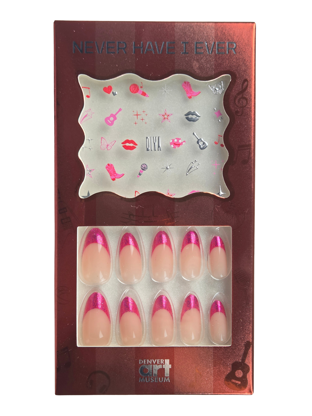 Red Lip Rodeo Press on Nail Kit + Stickers