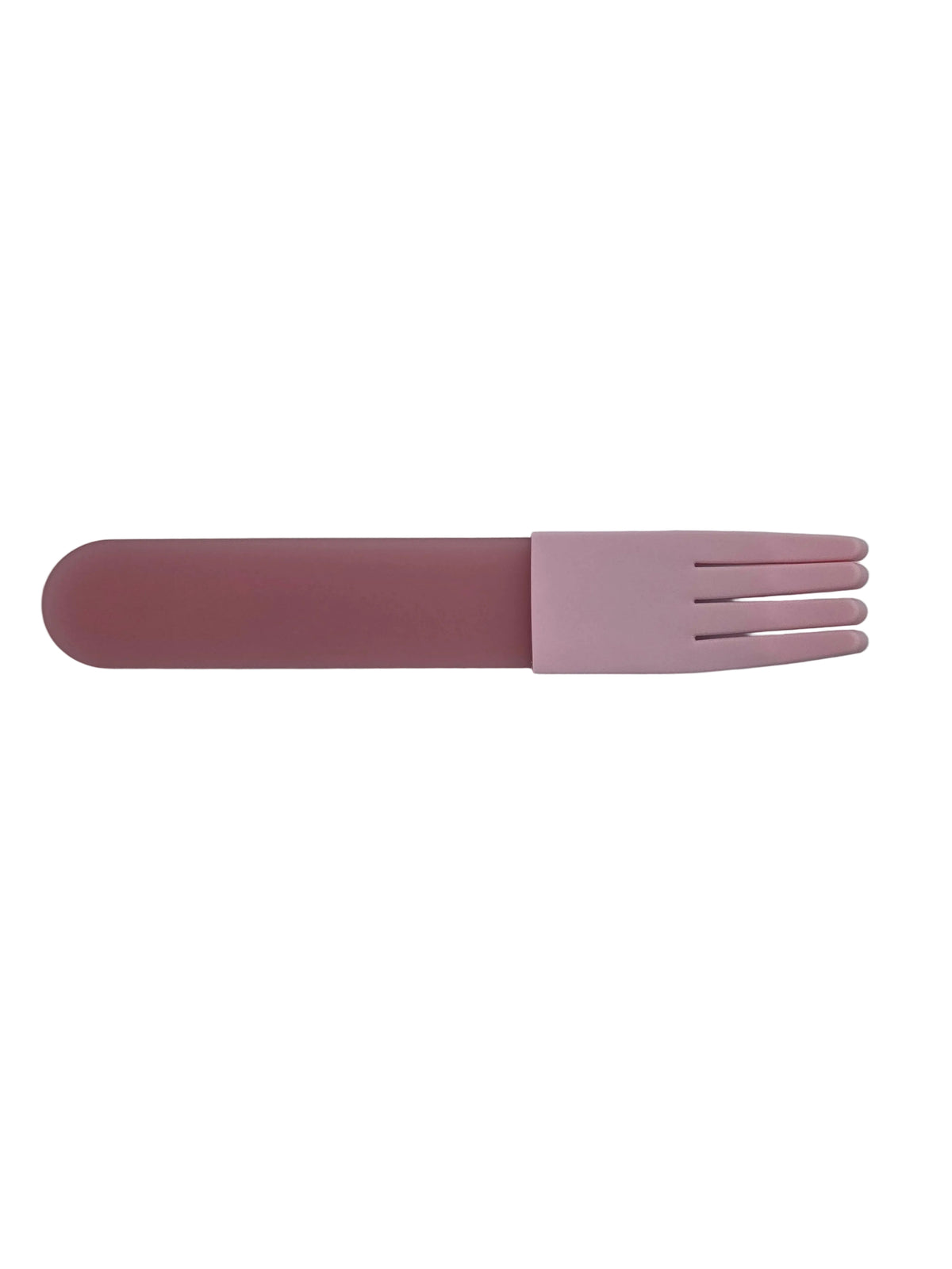 Light Pink Acrlic Fork, Light Pink Silicone Sleeve