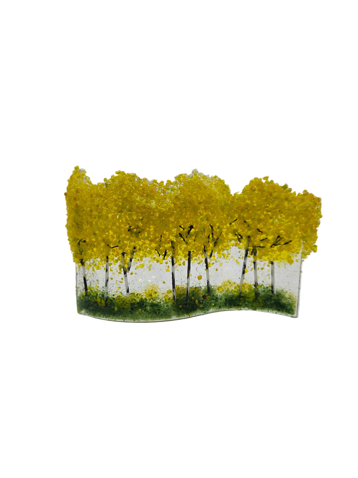 Yellow Aspen Free Standing Wave