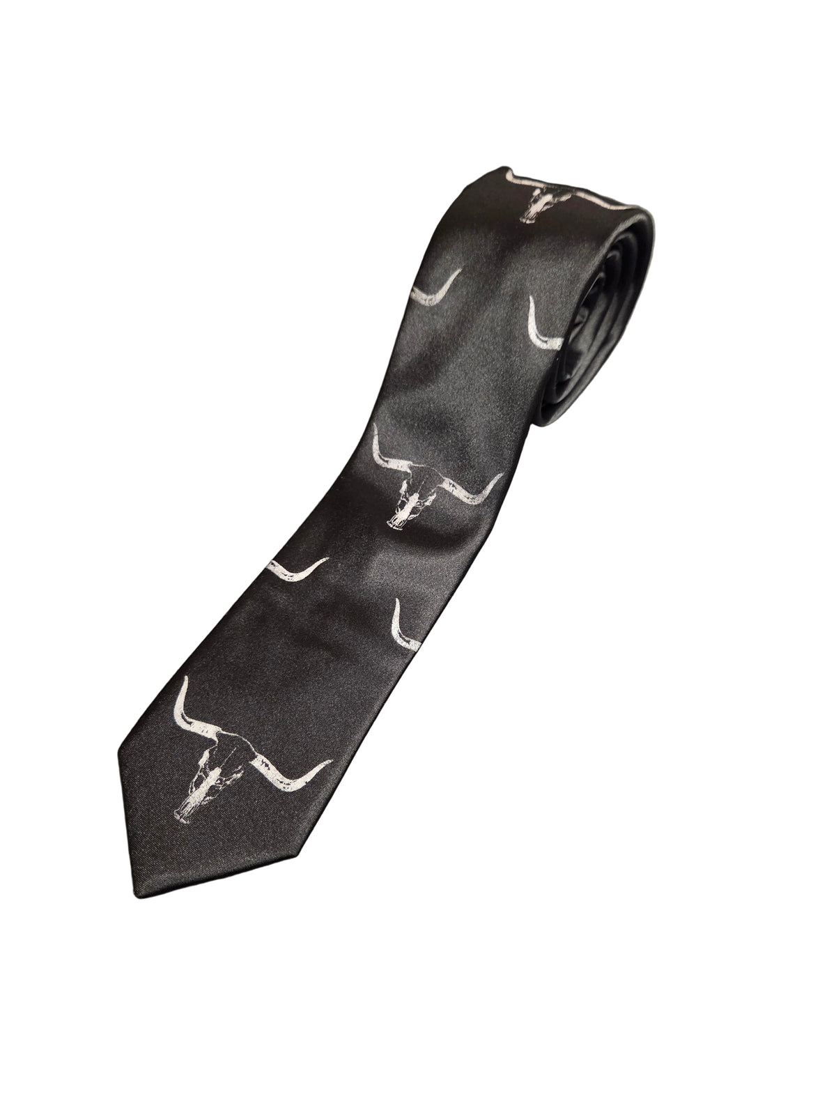 Longhorn Steer Skull Necktie