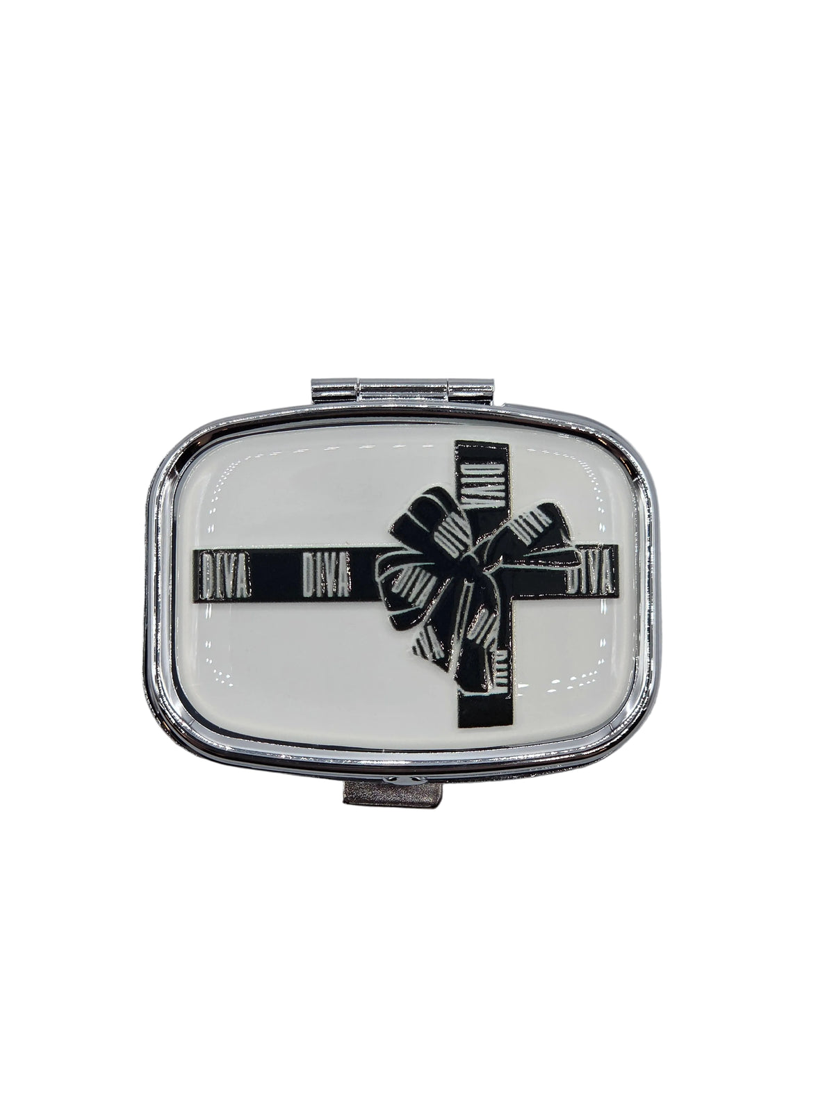 White DIVA Pill Box