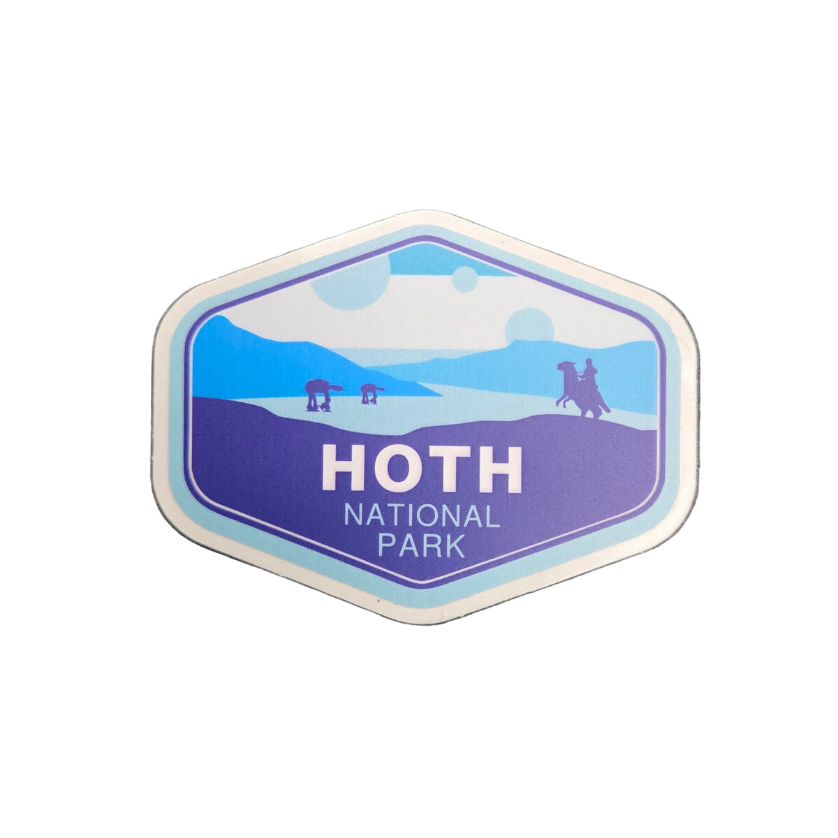 Star Wars National Park, Hoth, Vinyl Sticker