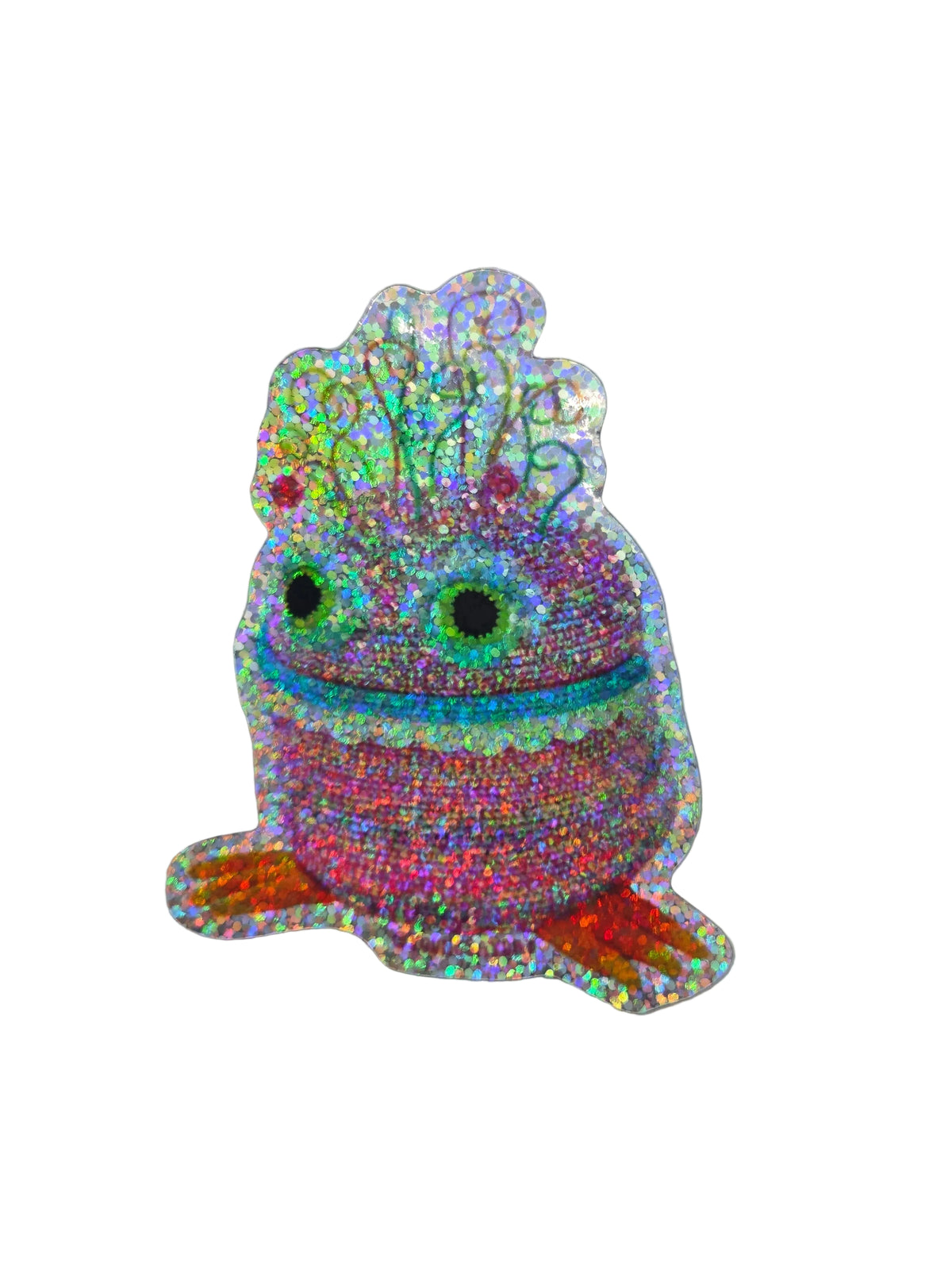 Sugarplum Stress Ball Glitter Halo Stickers