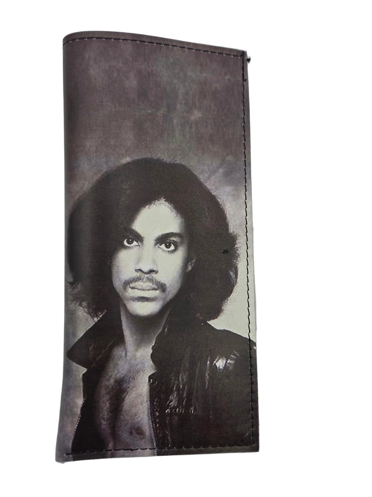 Prince - Printed Leather Eyeglasses Case
