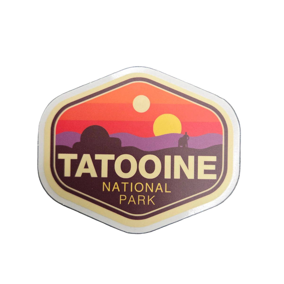 Star Wars National Park, Tatooine, Vinyl Sticker