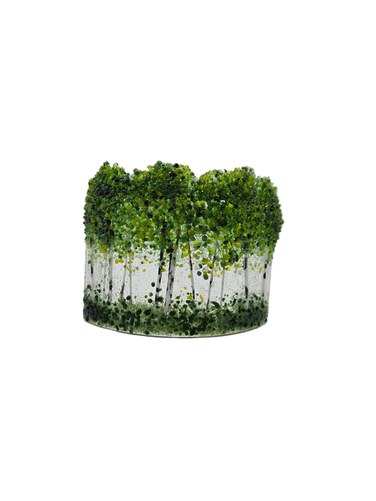 Green Aspen Free Standing Curve
