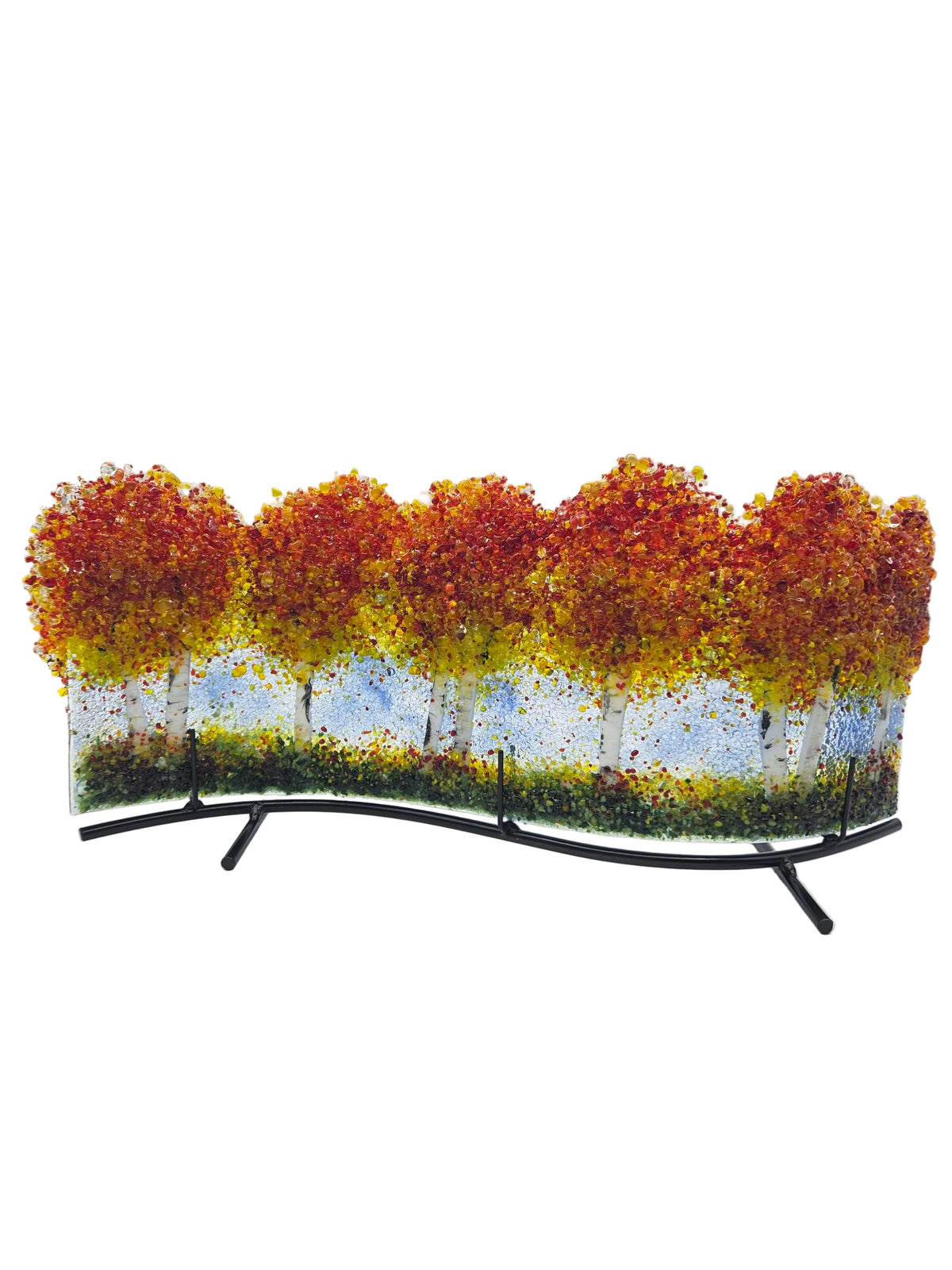 Red Aspen Wave & Stand