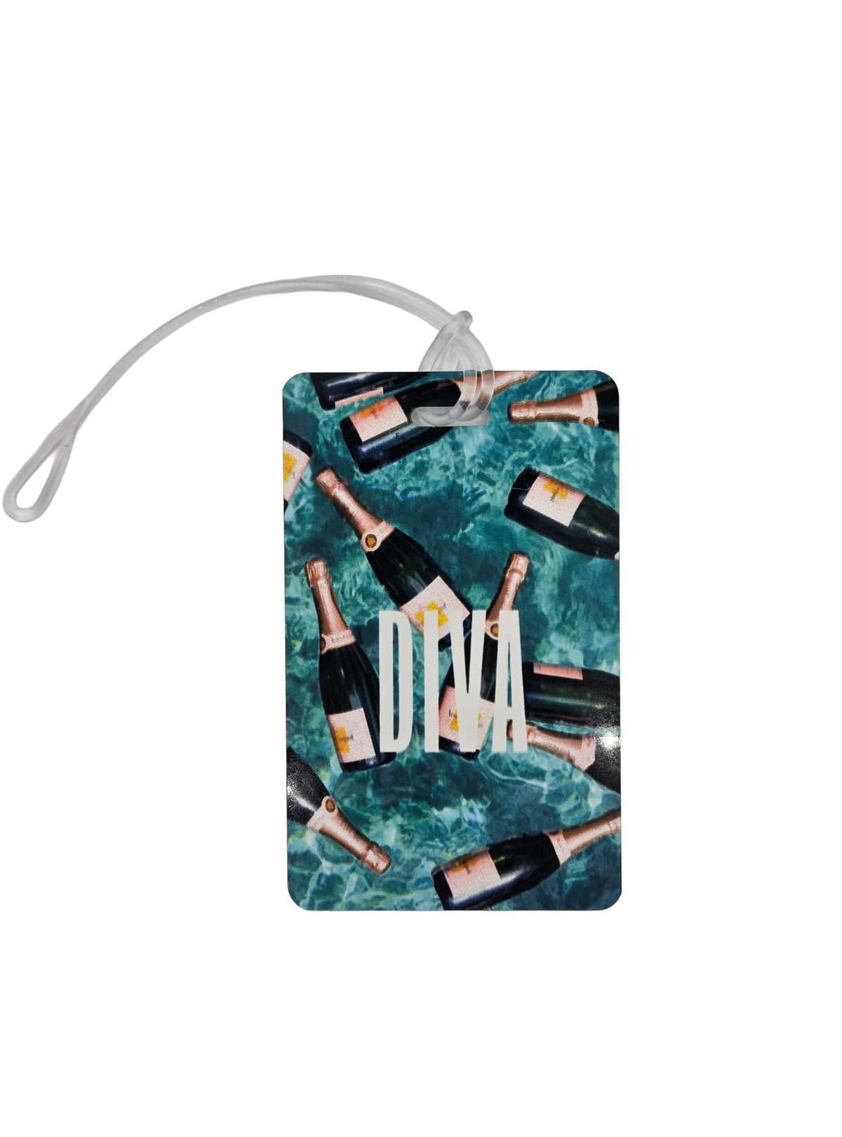 Pool & Champagne Bag Tag with DIVA Logo