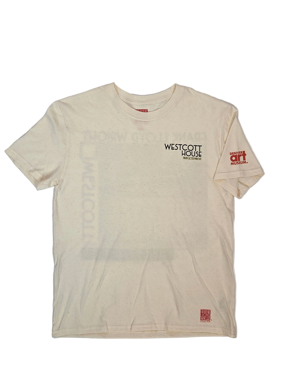 Frank Lloyd Wright Ivory Unisex Eco-Cotton Tee