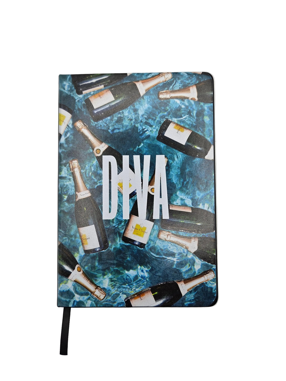 Lined Pool & Champagne Journal with DIVA Logo