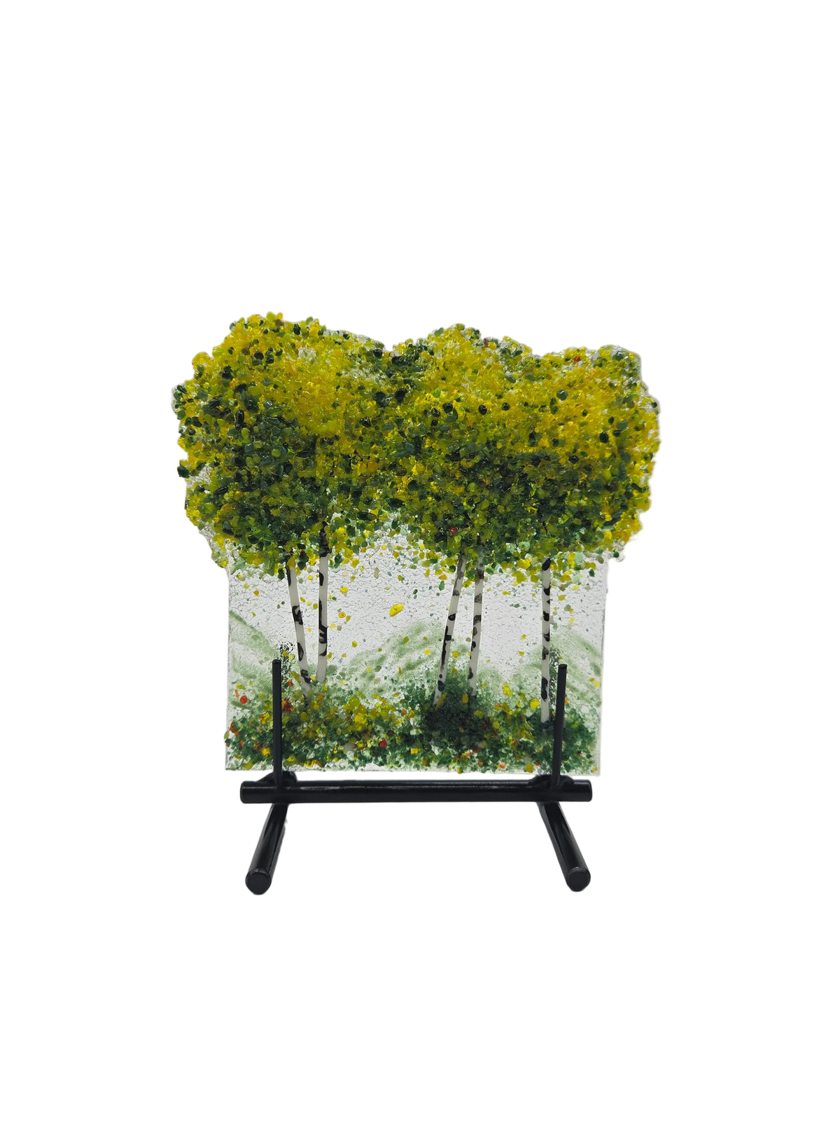 Green/Yellow Aspen Panel & Stand