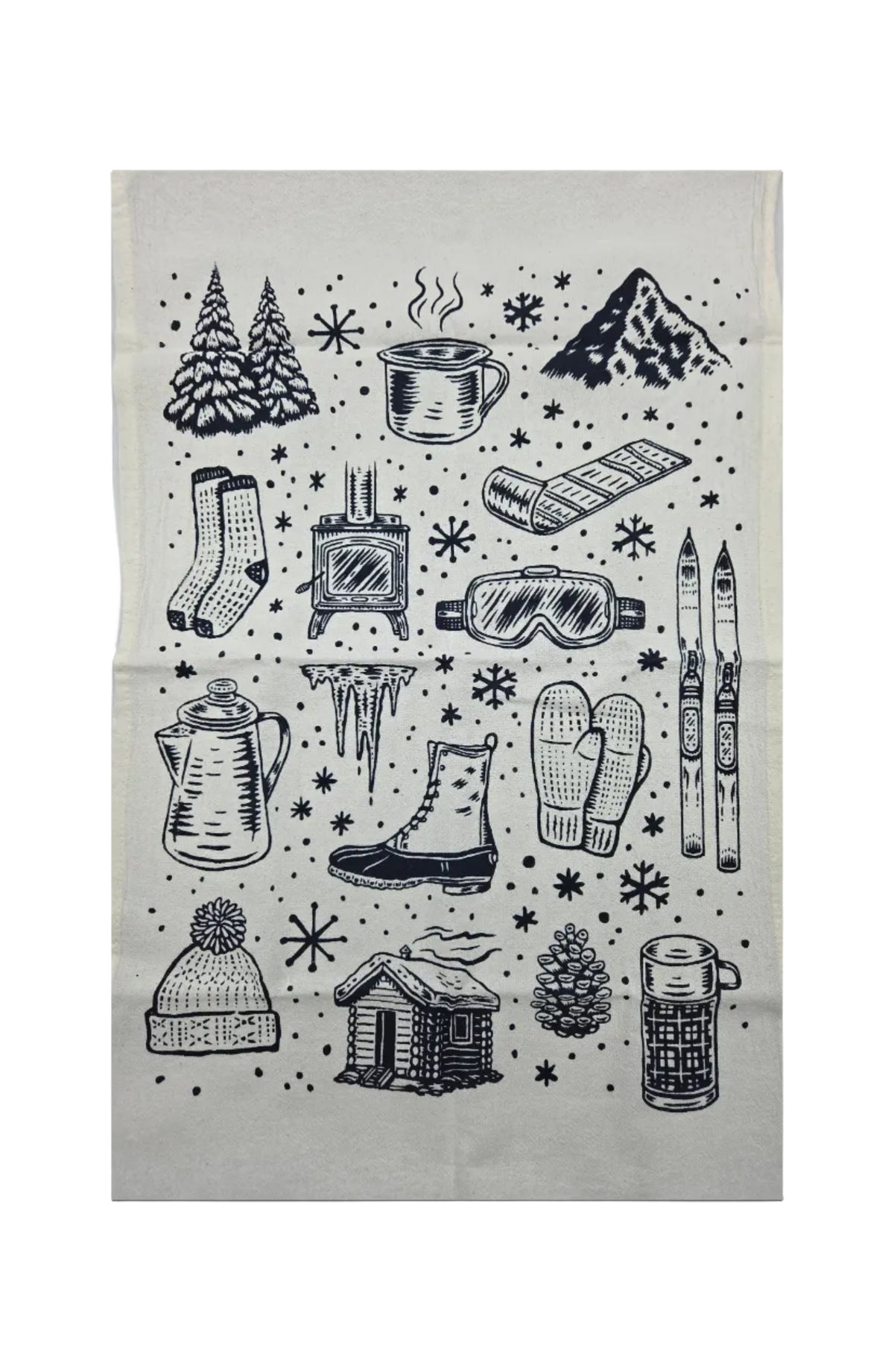Winter Time Tea Towel