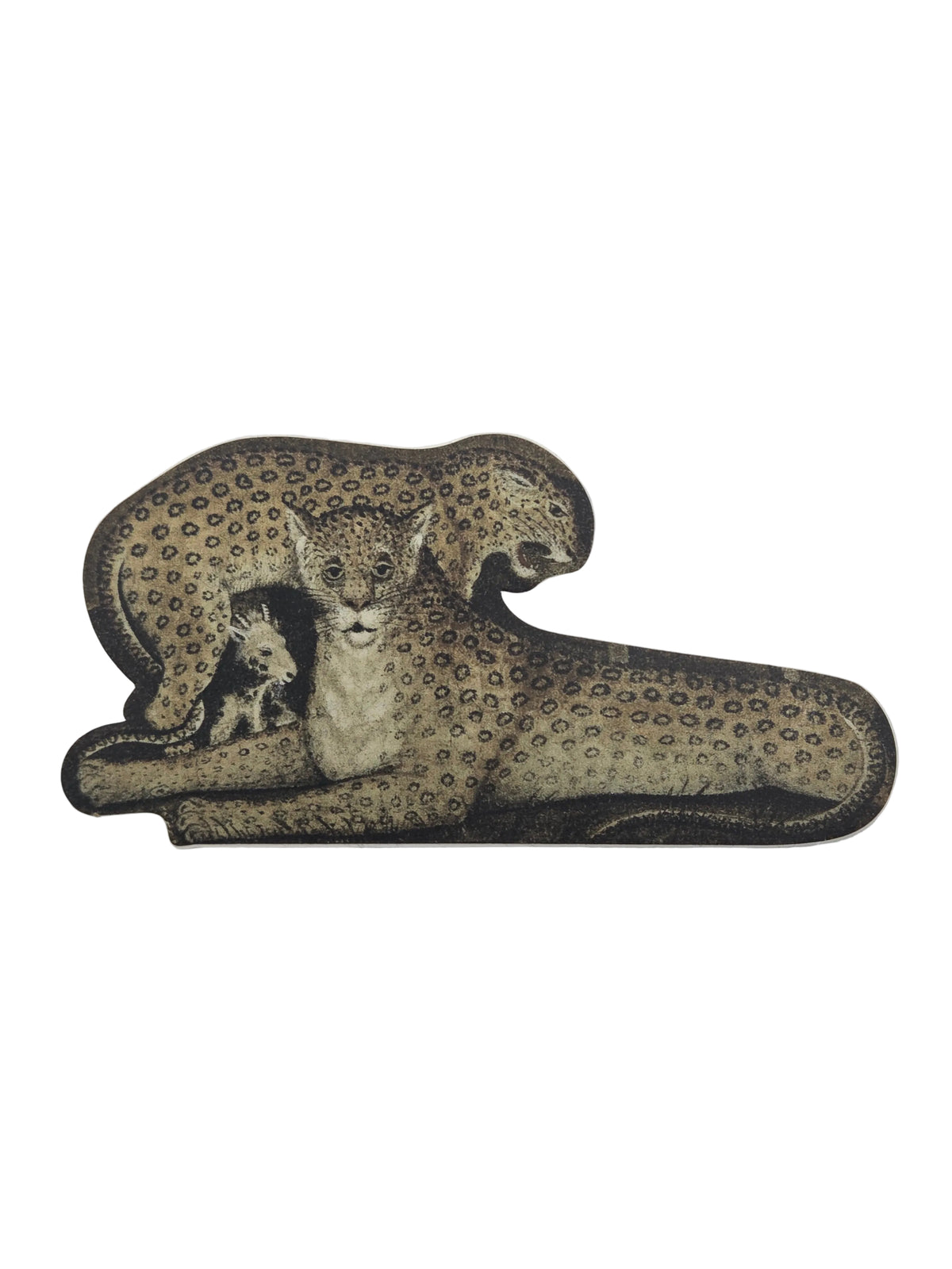 Edward Hicks The Peaceable Kingdom (Leopards) Sticker