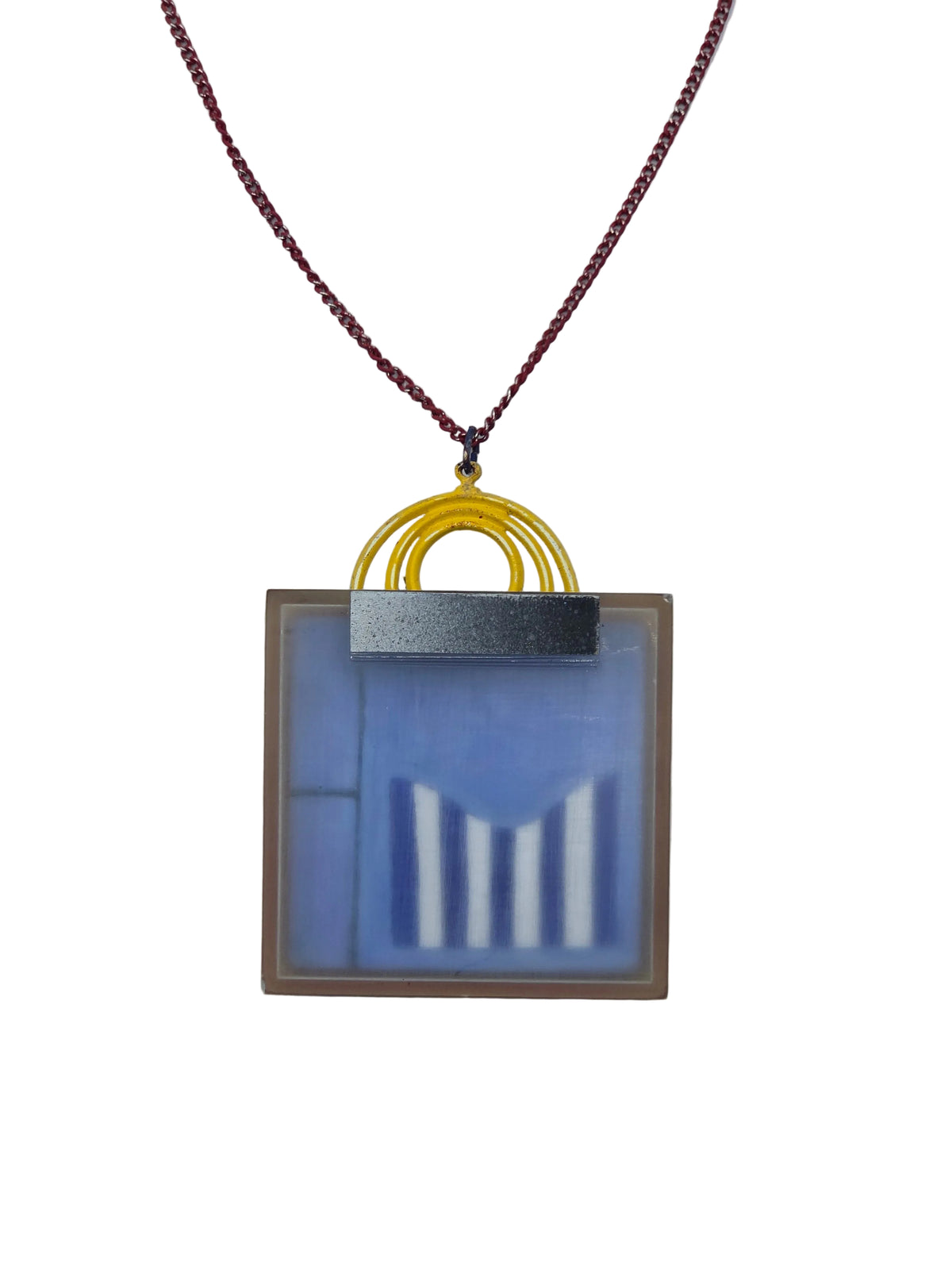 Primary Geometric Necklace